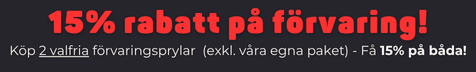 Köp 2 förvaringsprylar - få 15% på båda