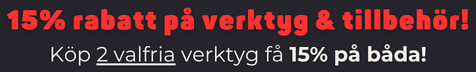 Köp 2 verktyg- få 15% på båda