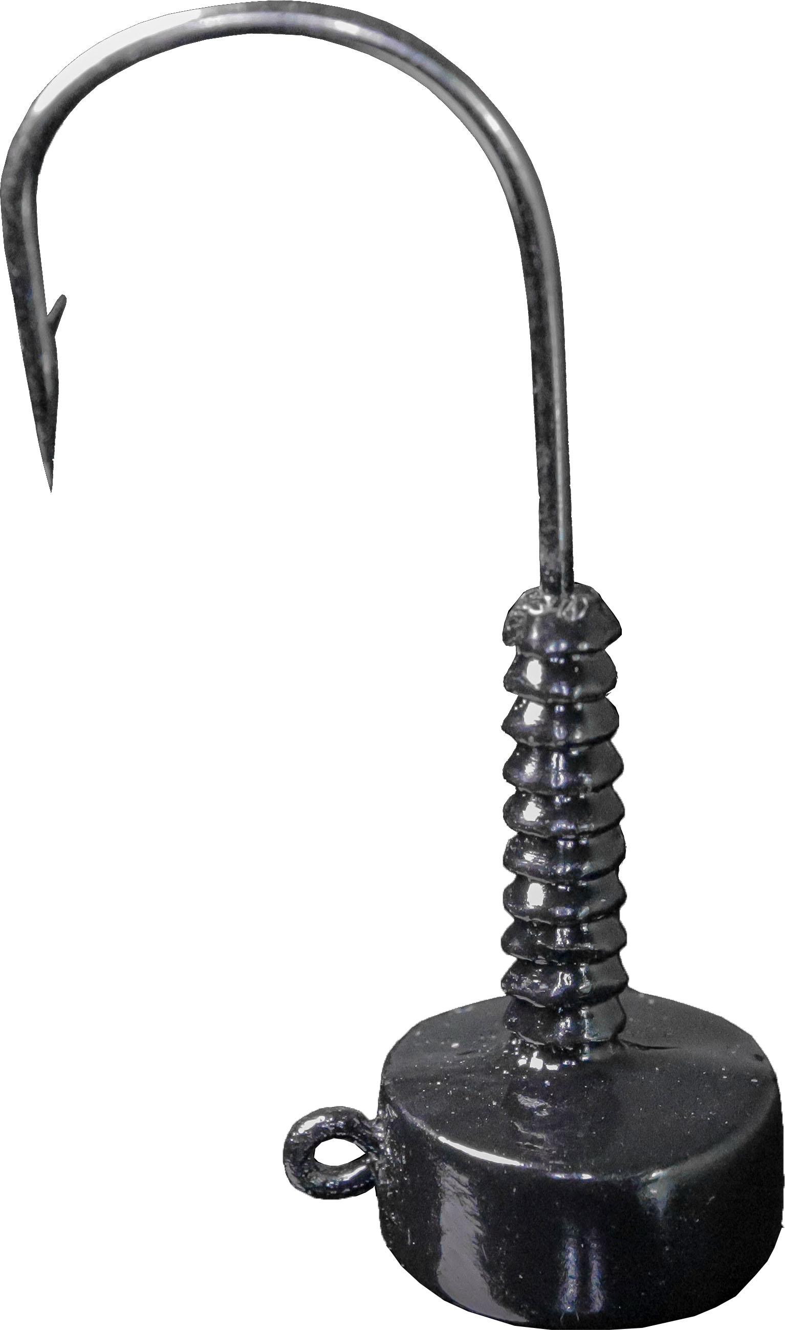 Lunker City Ned jiggskalle 1.8 g med 2/0 krok svart 4-pack