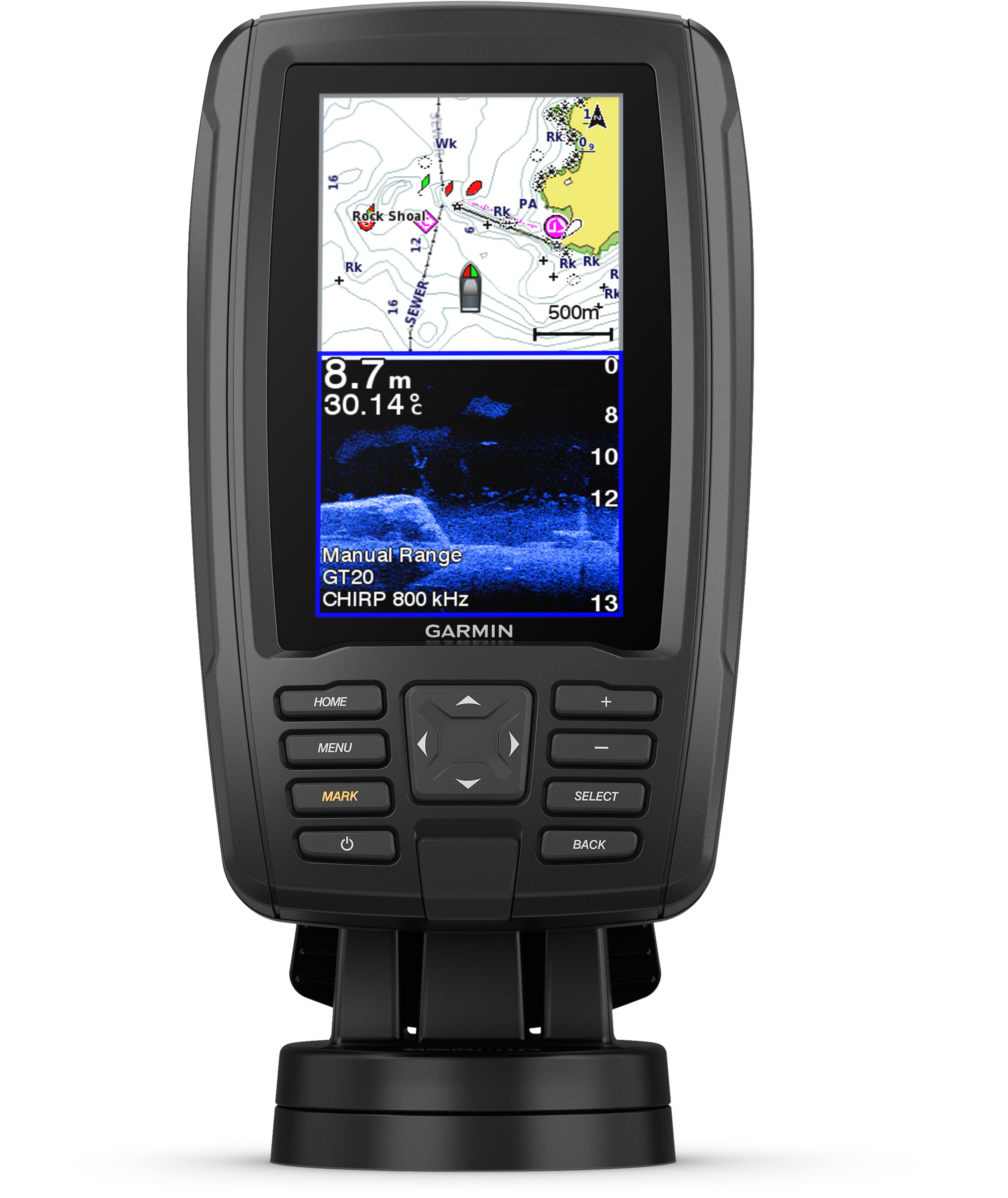 Garmin ECHOMAP Plus 42cv med givare GT-20 4-pin