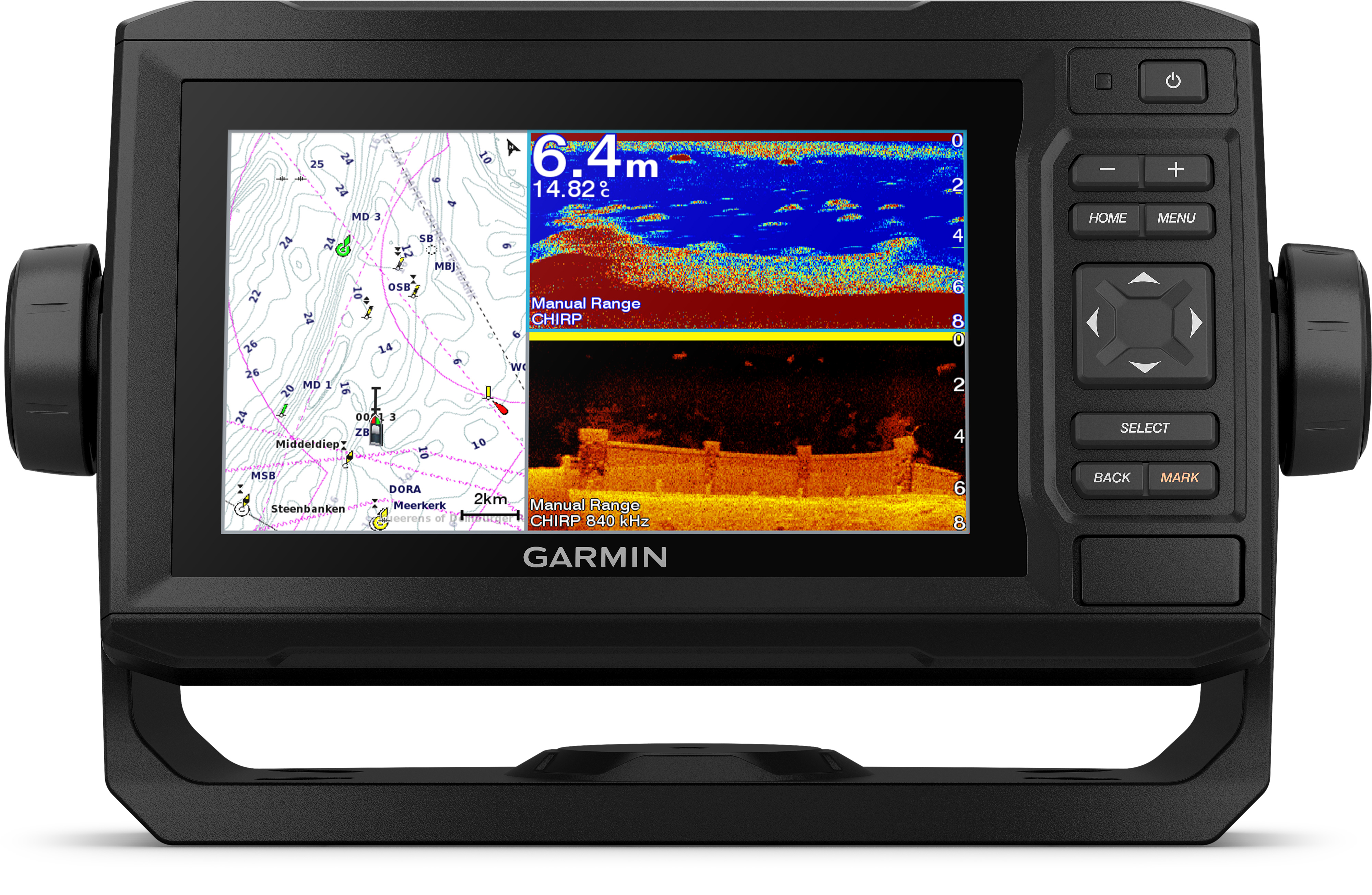 Garmin ECHOMAP UHD 62cv med givare GT24 xdcr