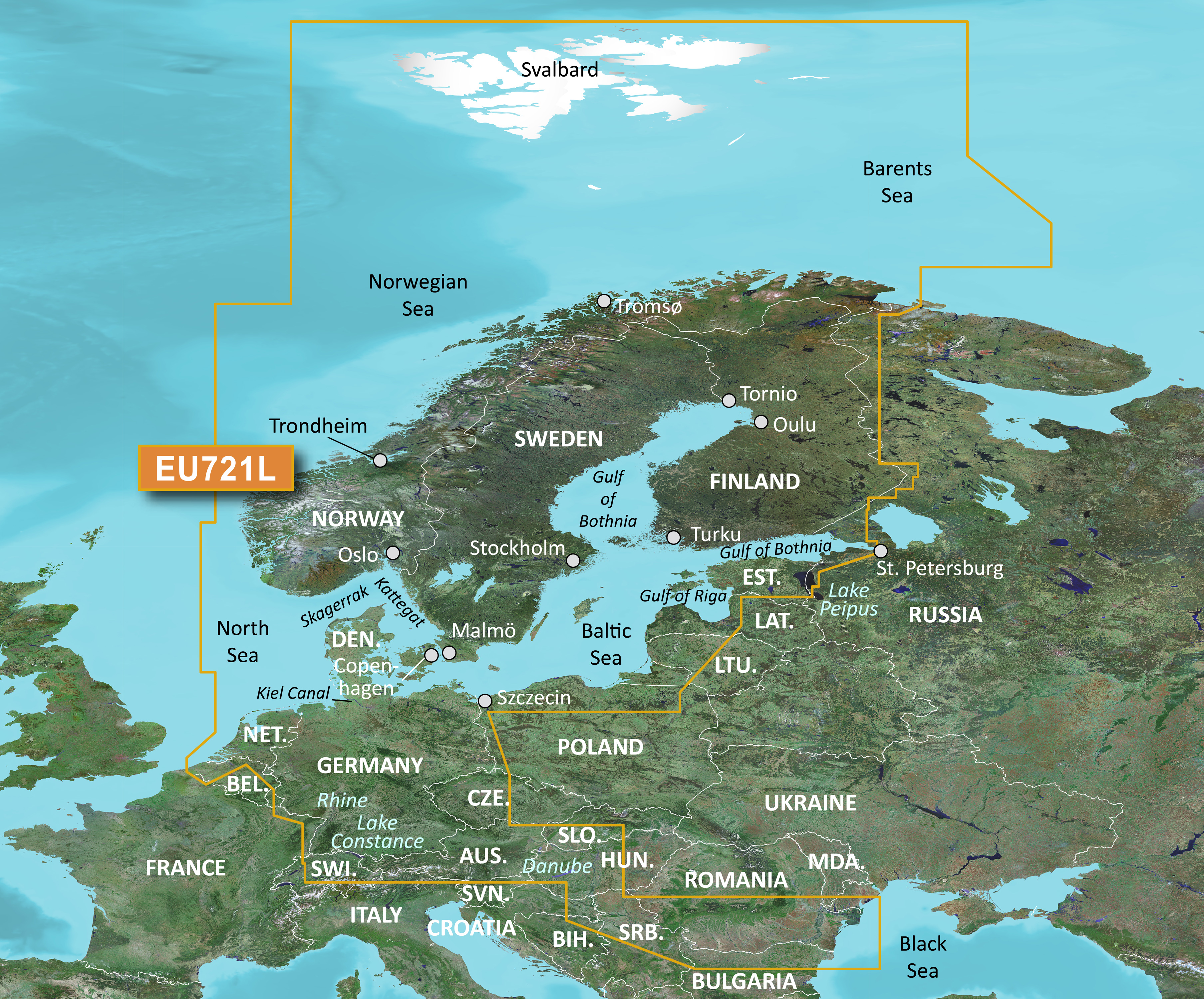 Garmin BlueChart g3 Vision (EU721L) Norra Europa