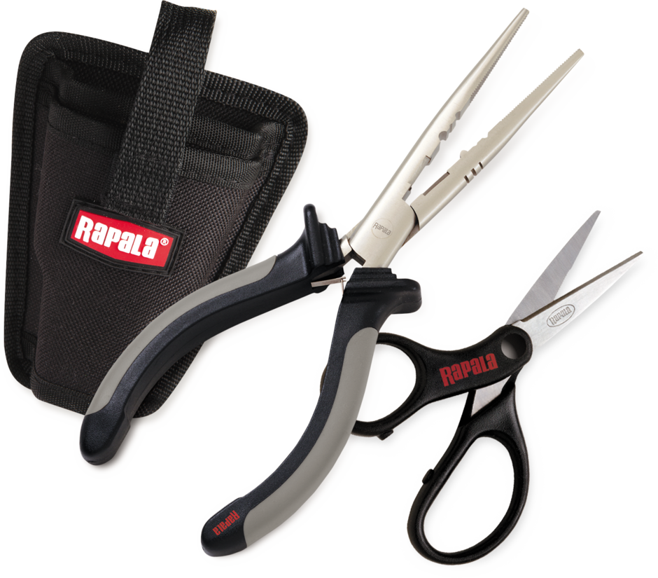 Rapala (RPTC) Multi-/fisketång & flätlinesax inkl. verktygshållare