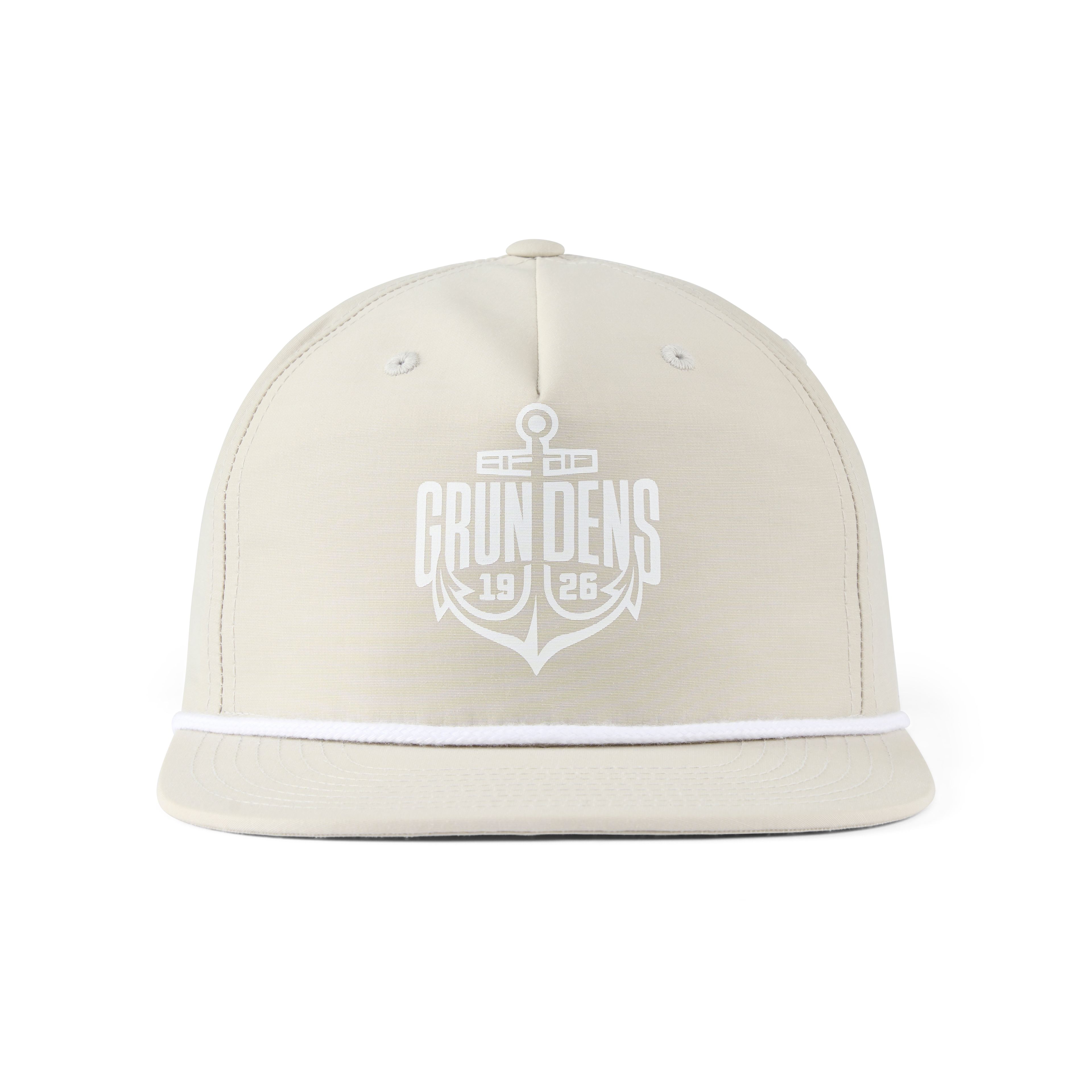 Grundéns Logo Anchor Rope Trucker keps oyster one-size