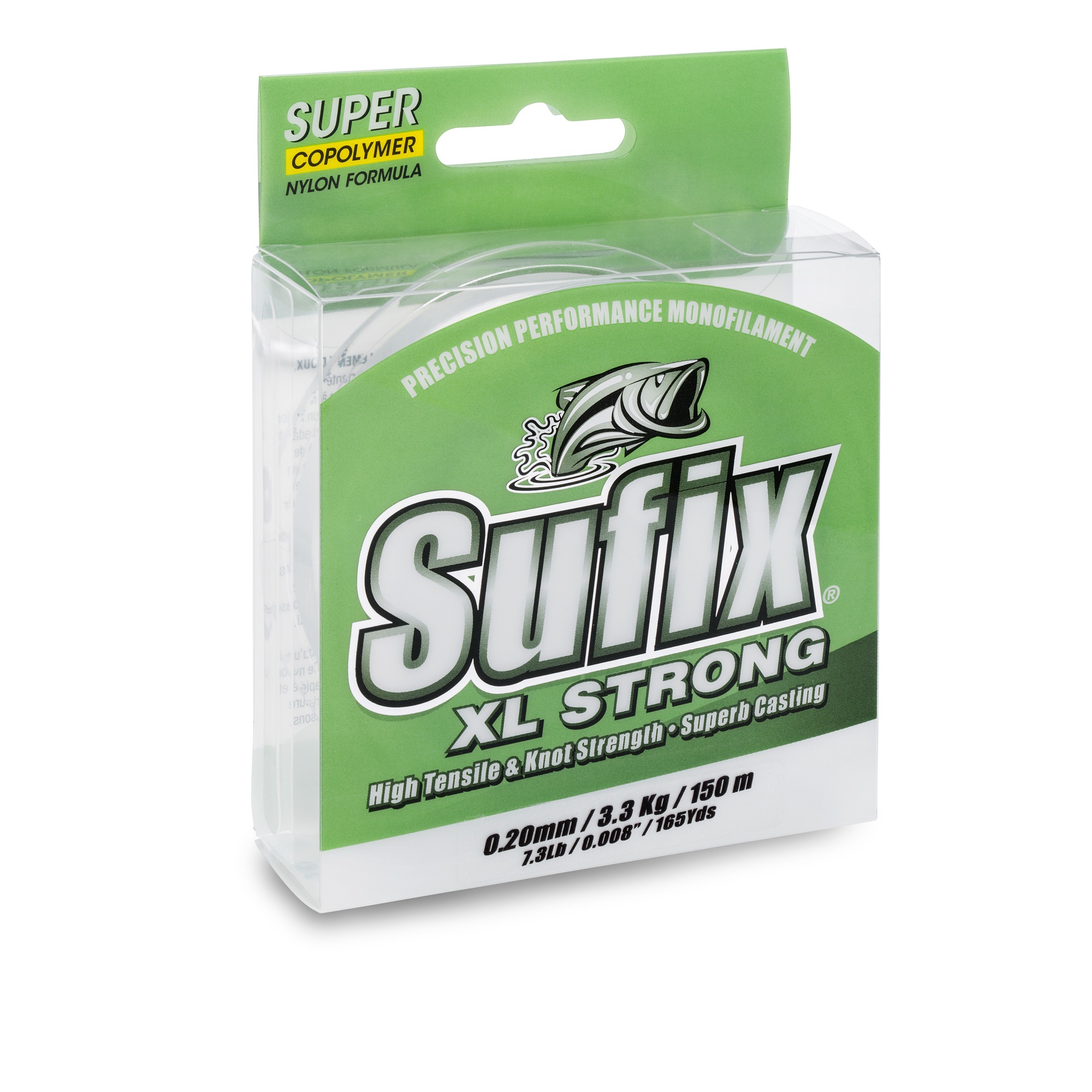 Sufix XL Strong Monofilament-lina clear 0.180 mm x 150 m