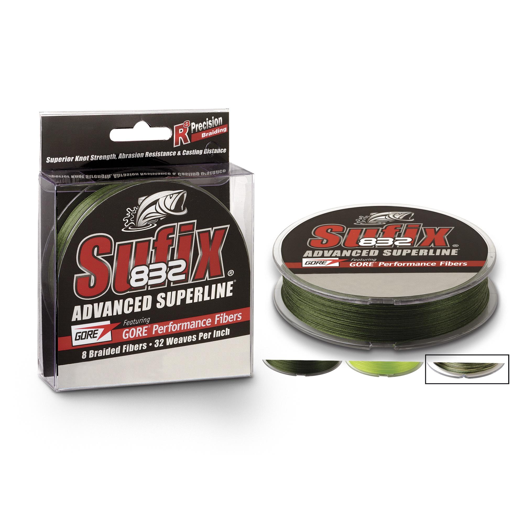 Sufix 832 Advanced Superline flätlina camo 0.330 mm x 120 m