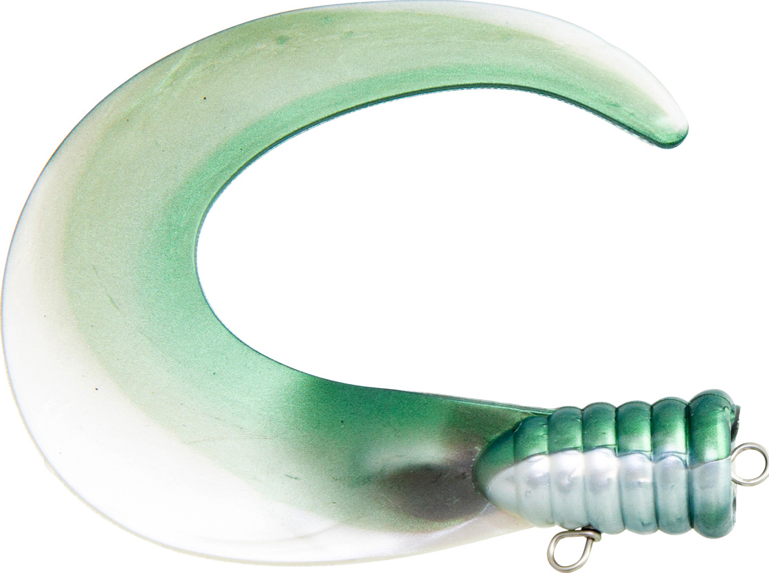 Svartzonker Giant BigTail reserv-tail c21 green pearl white 2-pack
