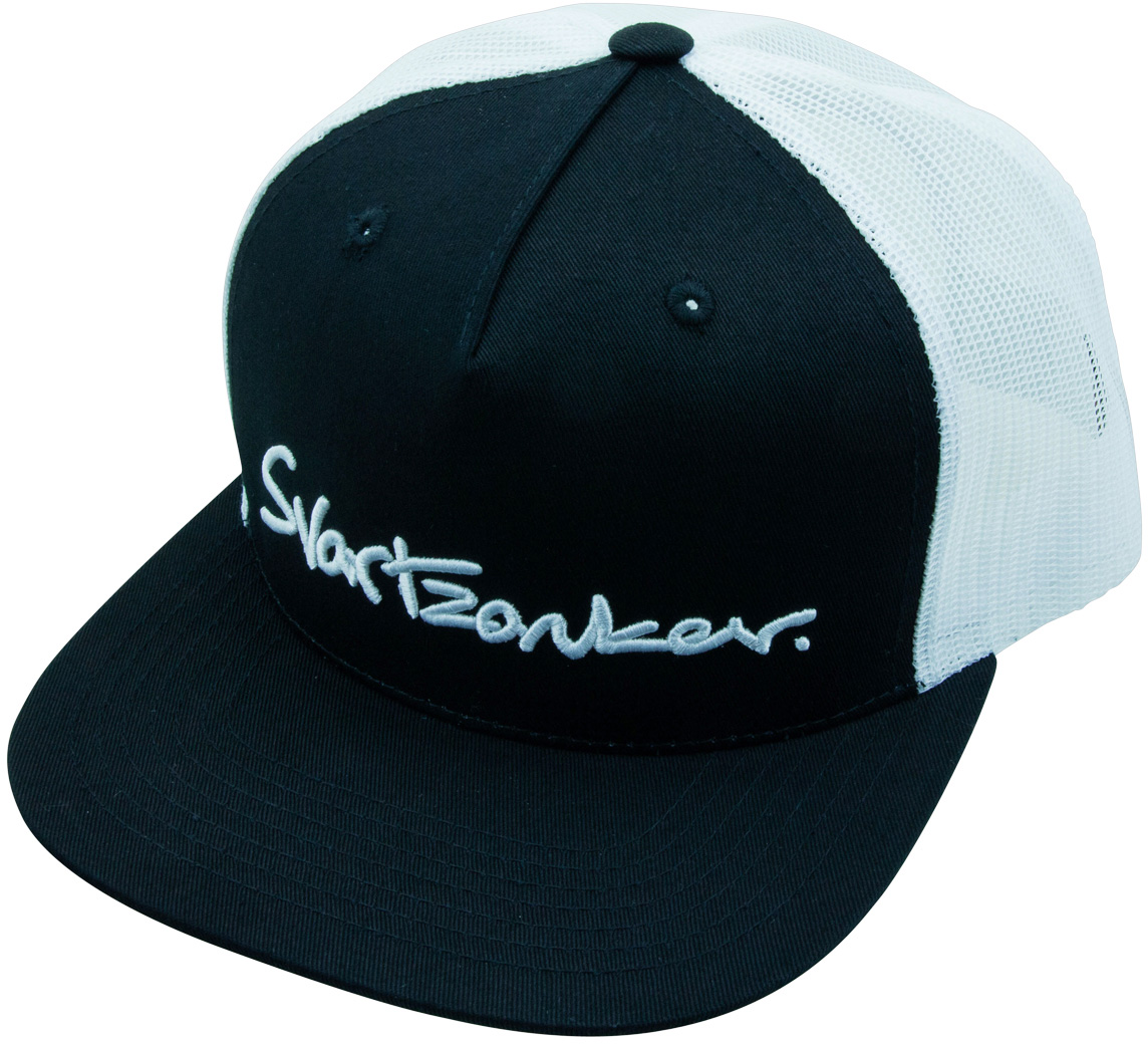 Svartzonker Flat Cap Svartzonker snapback keps svart/vit one-size
