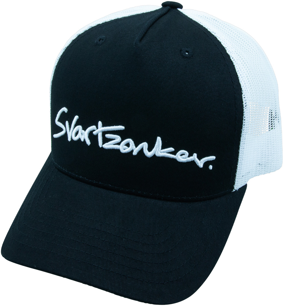 Svartzonker The Cap Svartzonker snapback keps svart/vit one-size