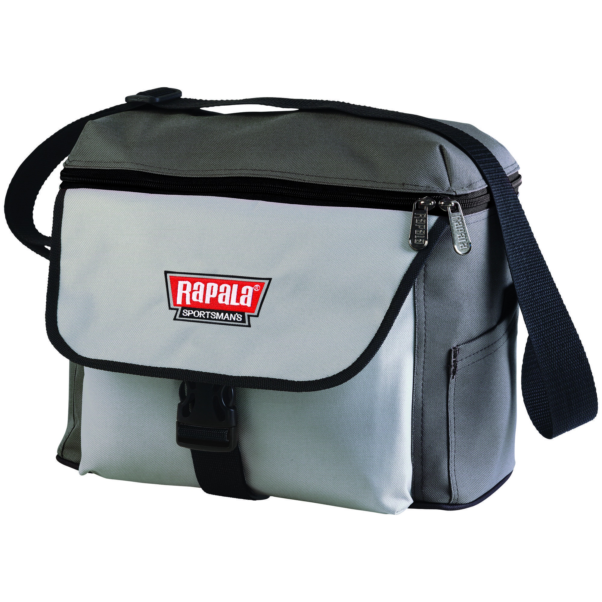 Rapala Sportsmans 12l fiskeväska [34 x 28 x 15 cm] grå/svart