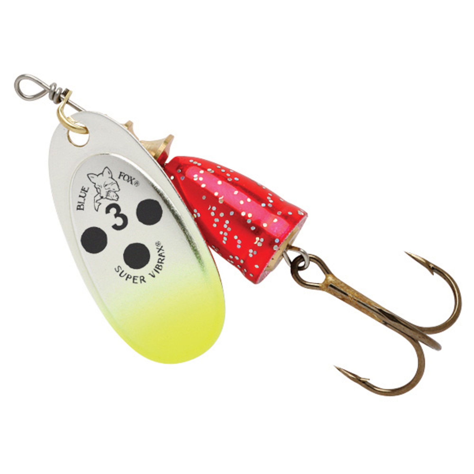 Blue Fox Vibrax Flake 4 cm [6 g] silver/lime/röd 1-pack