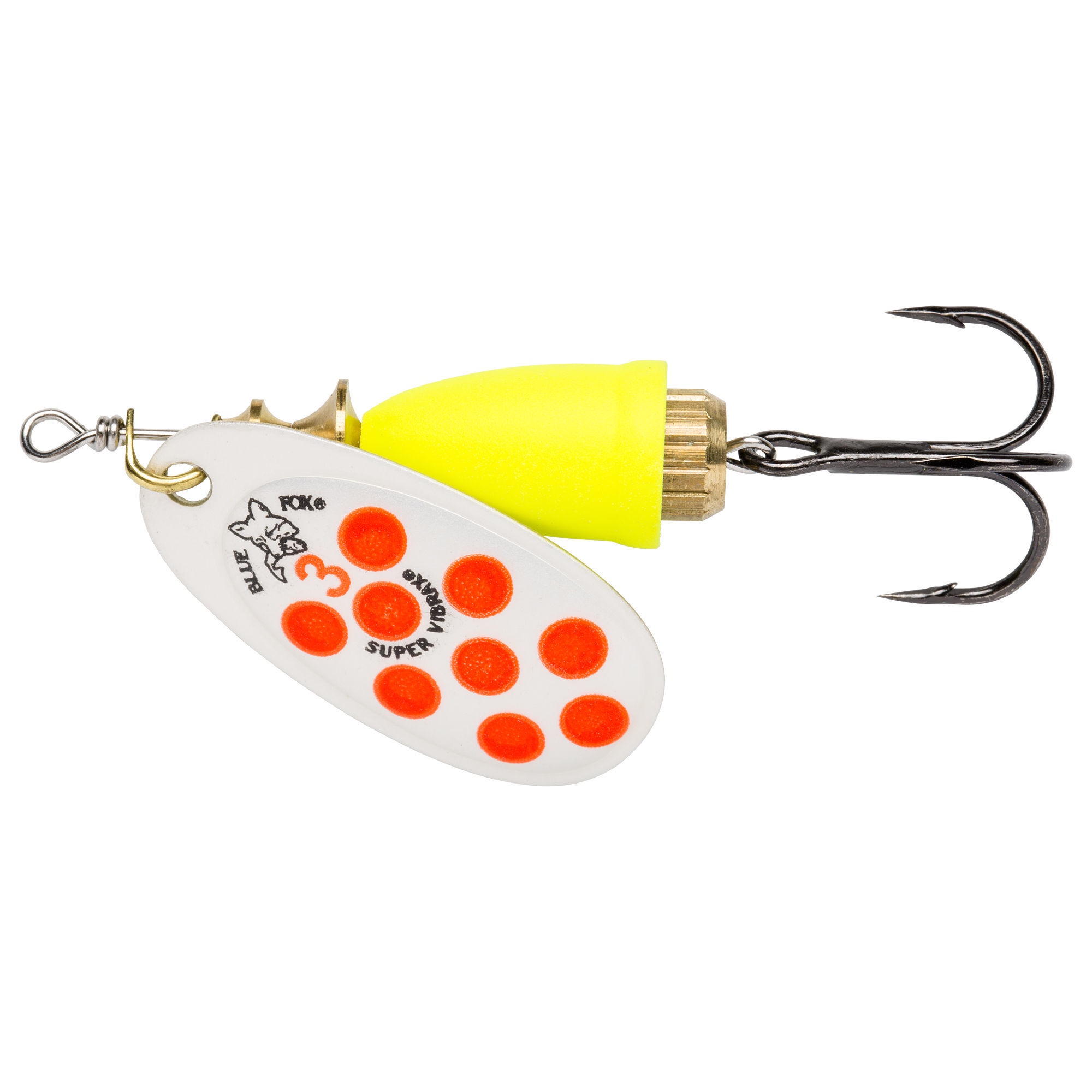 Blue Fox Vibrax UV 2 [6 g] silver/orange/gul 1-pack