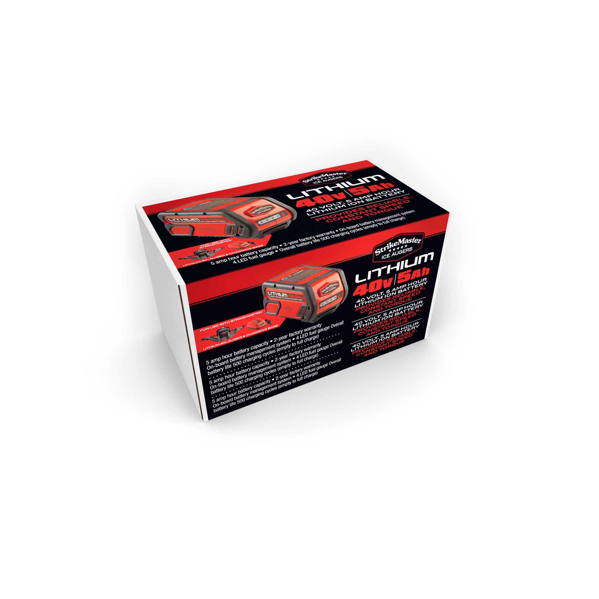 StrikeMaster 40V Lithium ION batteri 5Ah