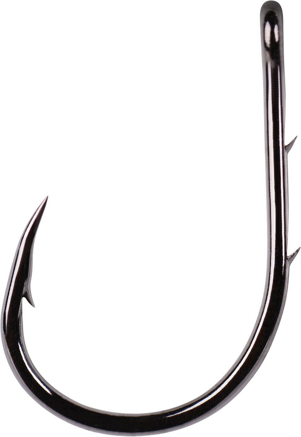 Mustad 10750NP-BN krok med hulling stl. 4 svart 10-pack