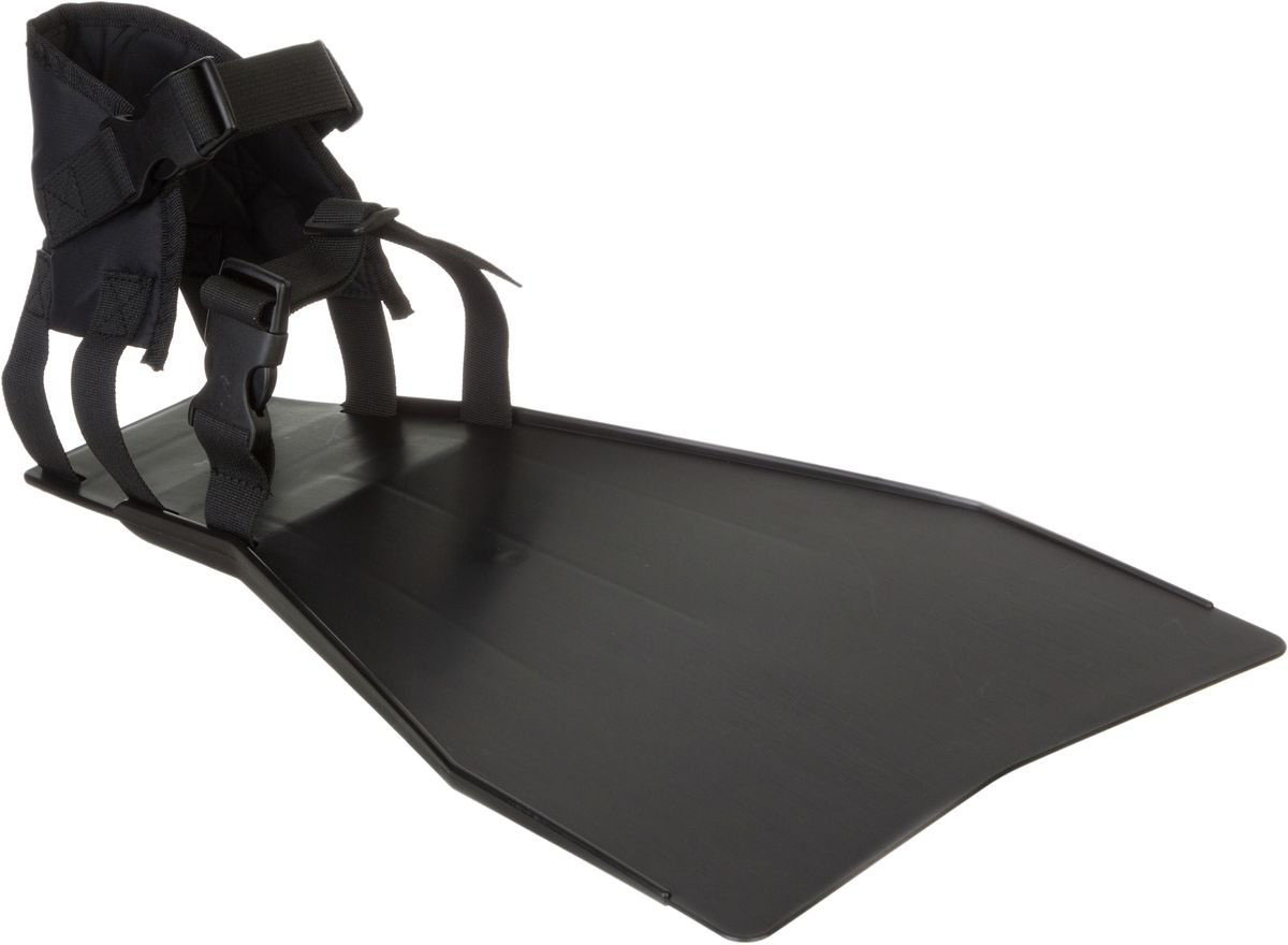Gunki Short simfötter 24 x 45 cm svart 1-par