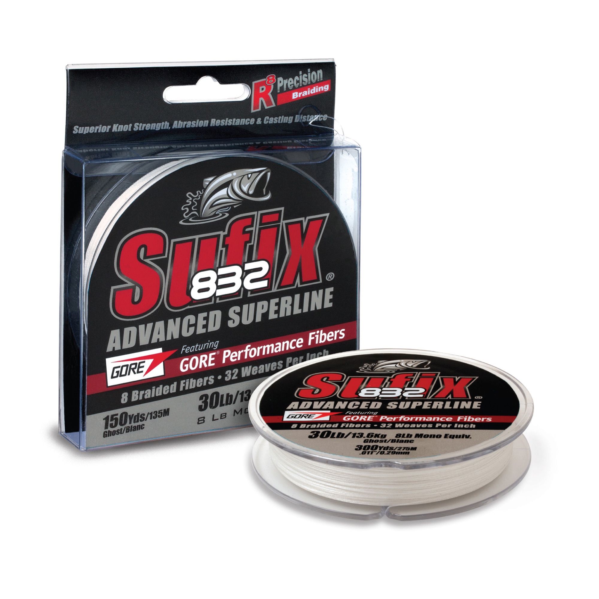 Sufix 832 Advanced Superline flätlina ghost 0.280 mm x 120 m