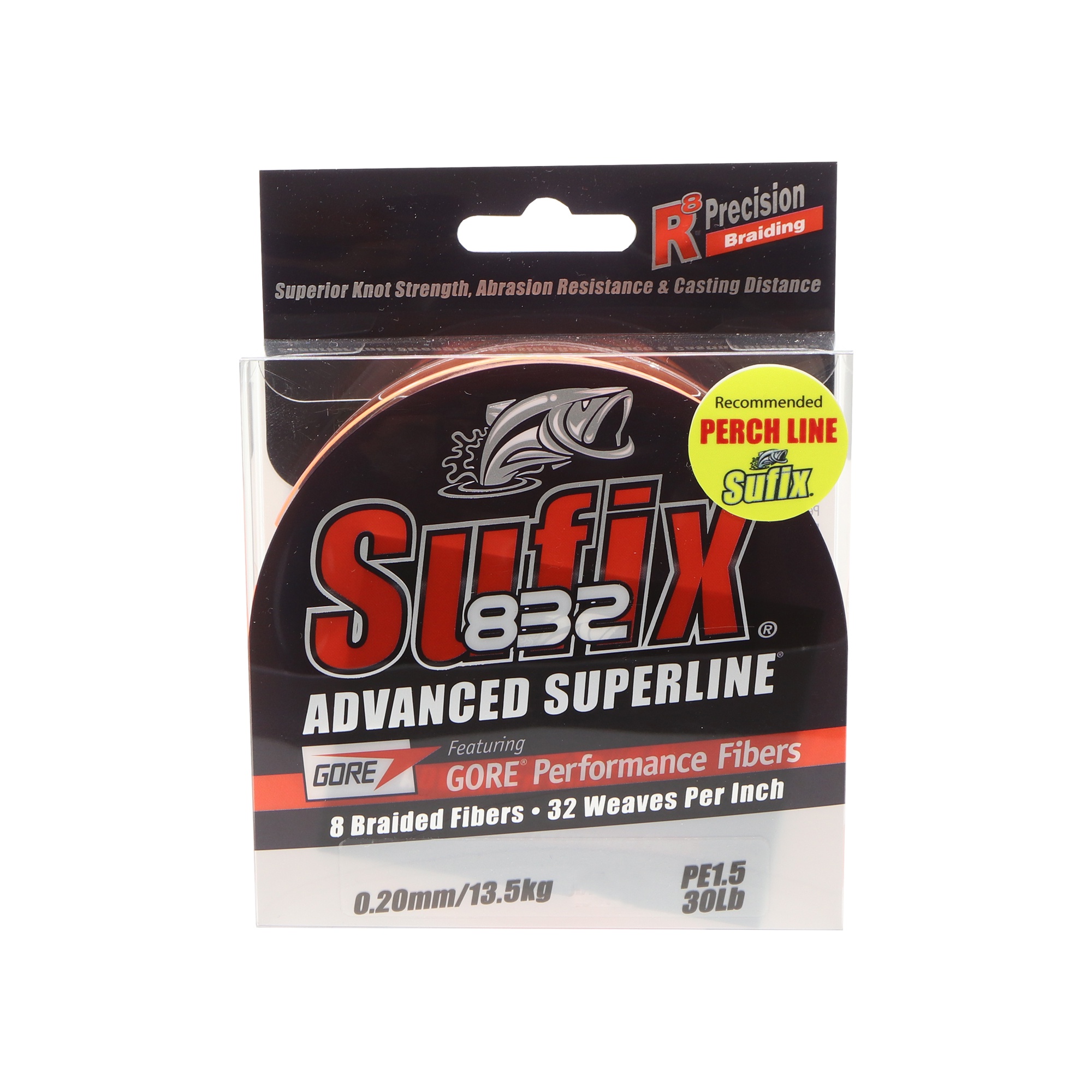 Sufix 832 Advanced Superline flätlina fire camo 0.180 mm x 120 m