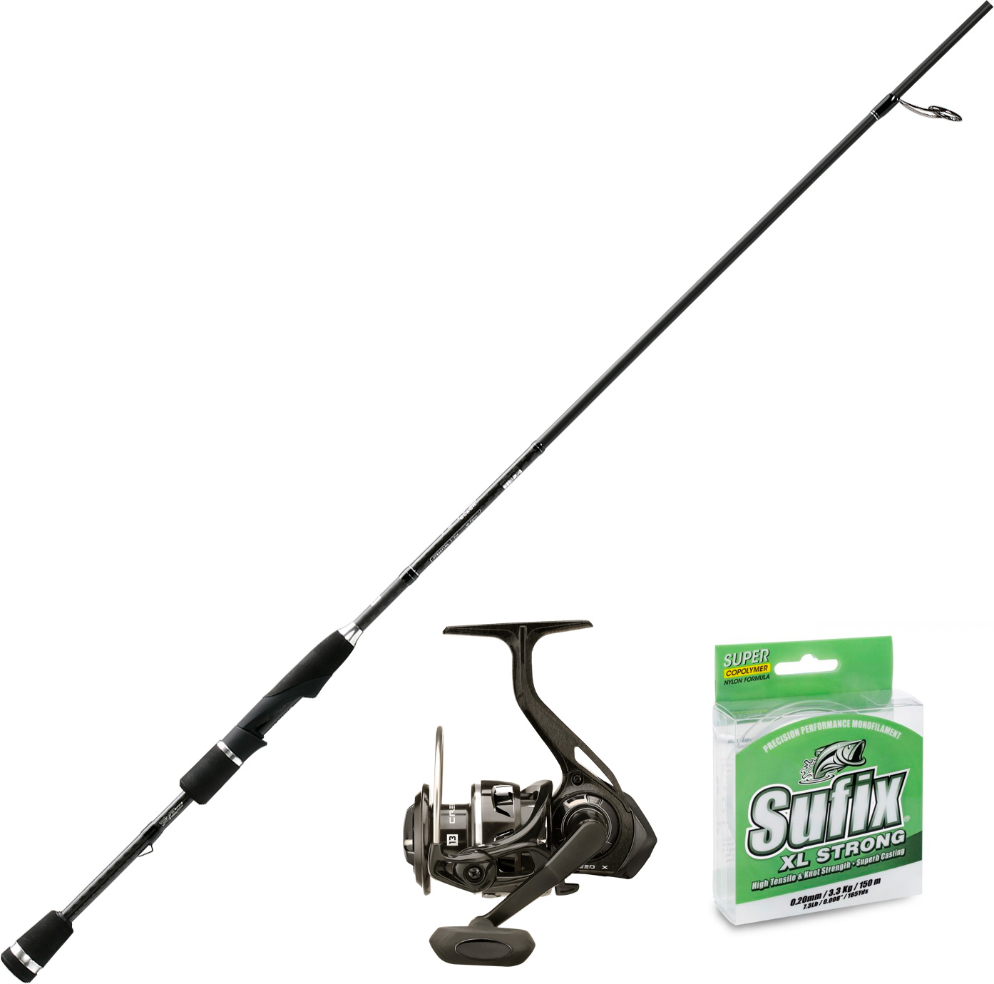 13 Fishing Fate Black haspelset 10' H 20-80 g