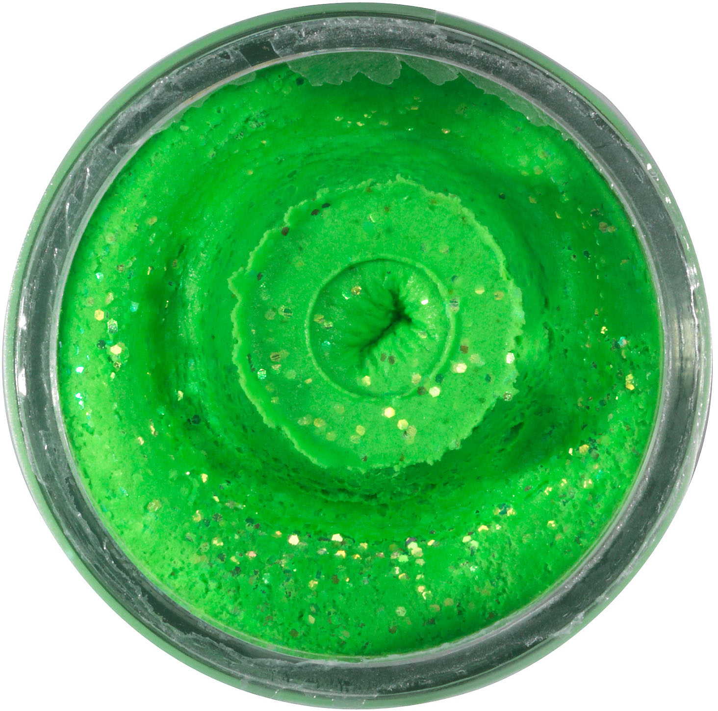 Berkley PowerBait Natural Glitter Trout Bait Garlic [50 g] spring green