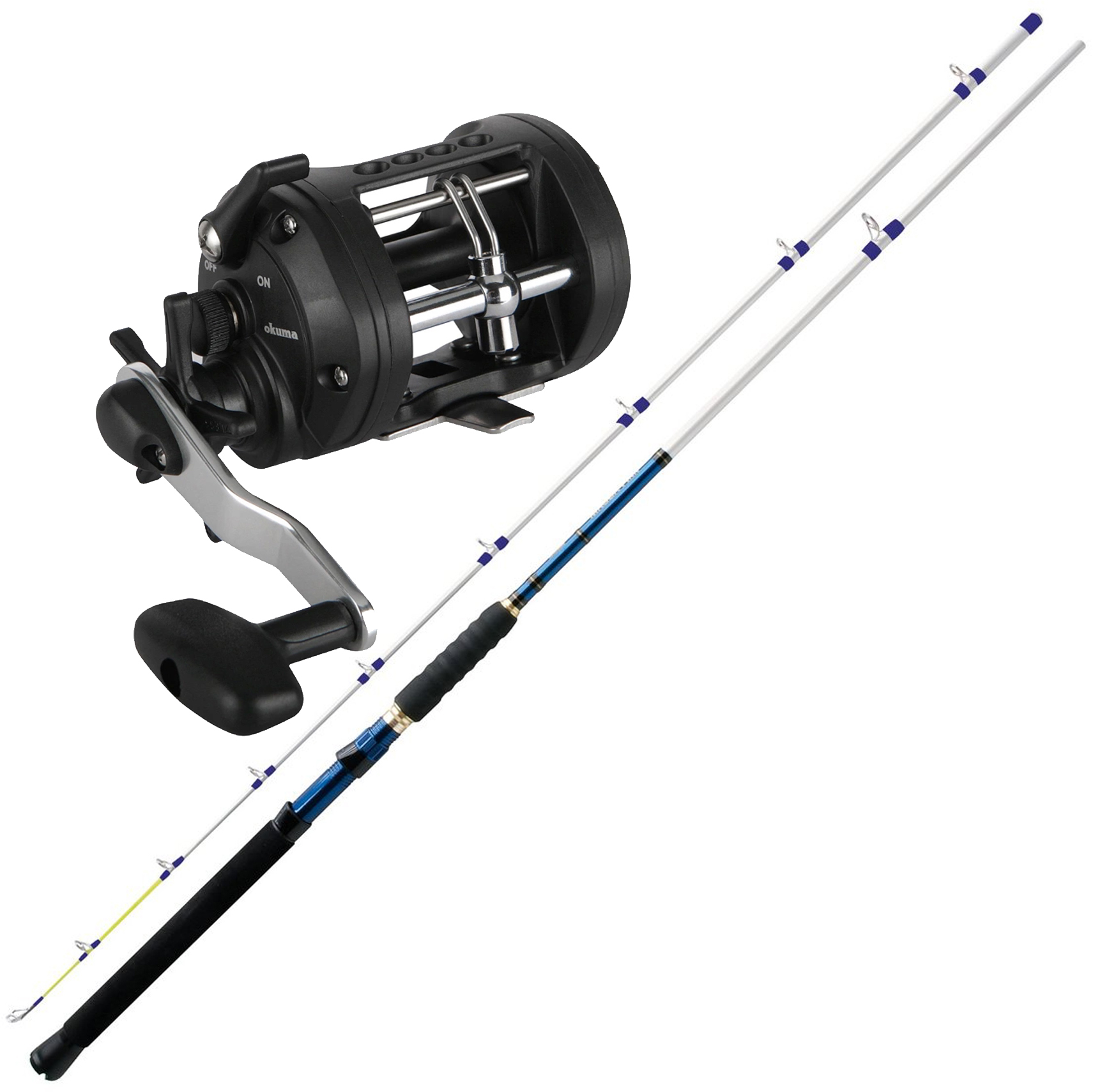Okuma Magda/Classic CLX-300La trolling combo 7'