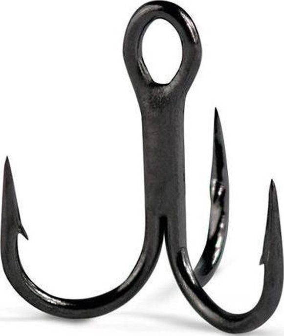 VMC Rapala Pike (4551CB) trekrok costal black 2/0, 5-pack