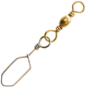 Wiggler Scandilock beteslås med lekande 27 kg stl. 6 mässing 10-pack
