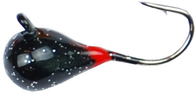 Wiggler Wolfram Mormyska 0.8 g svart/röd 1-pack