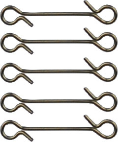Wiggler Dubbel snap brons 5-pack