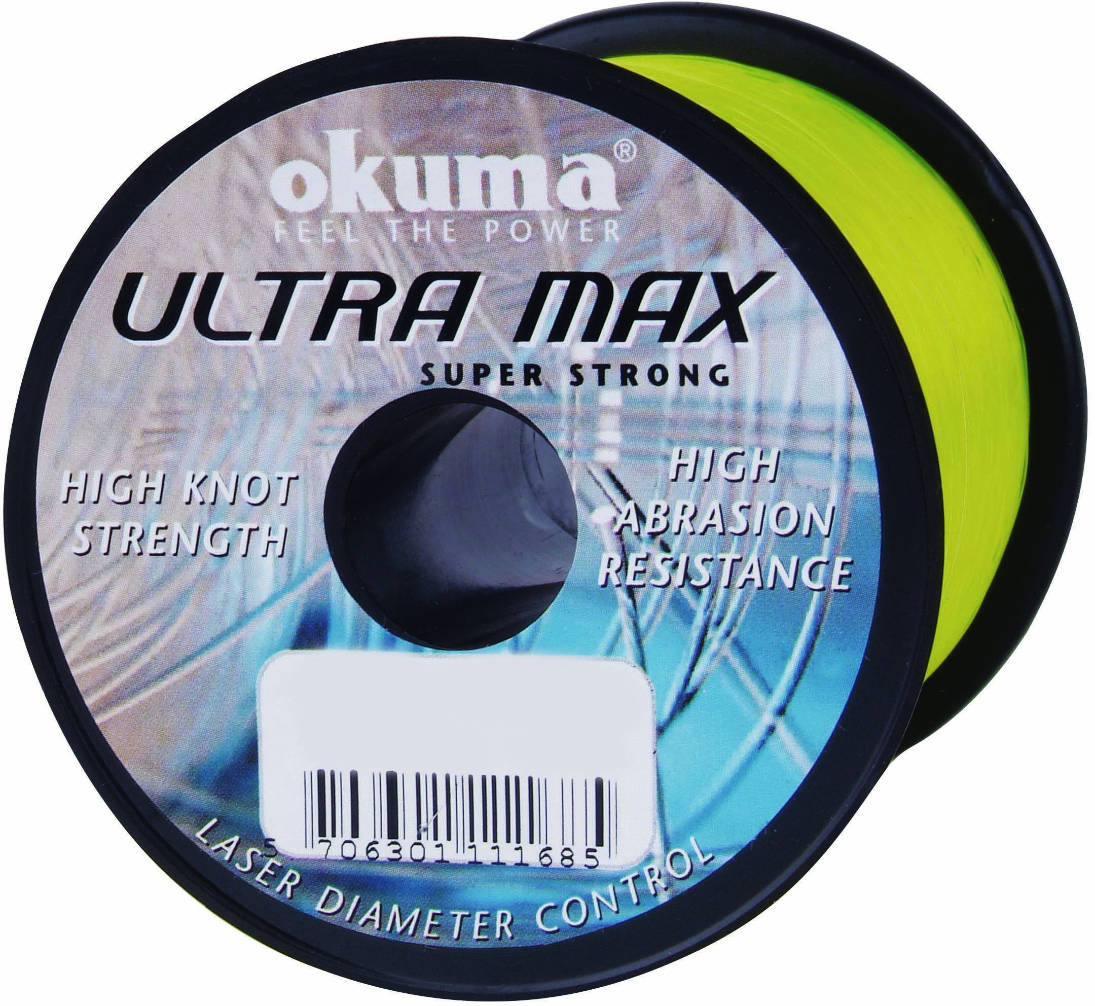 Okuma Ultramax Monofilament-lina clear 0.400 mm x 751 m