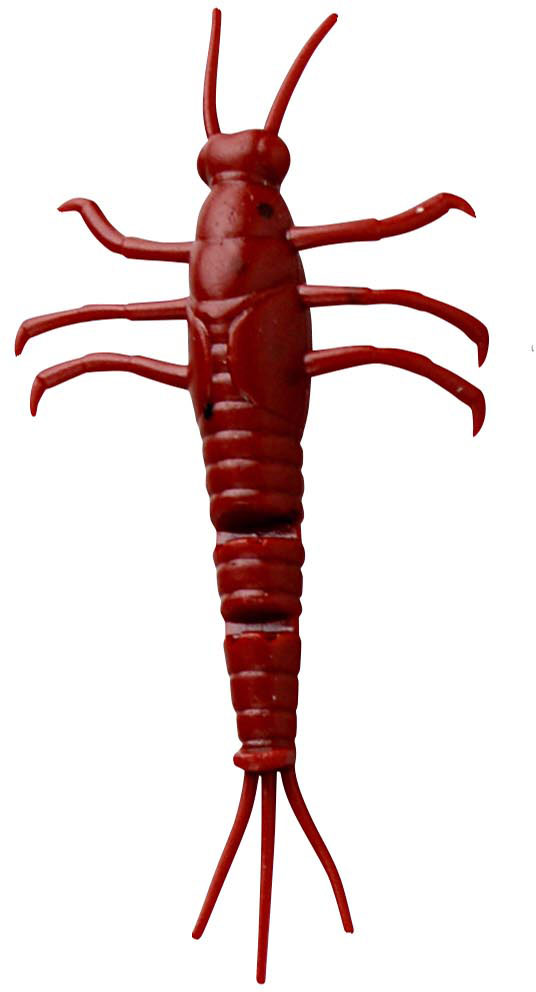 Savage Gear 3D PVC Mayfly loose body 5 cm [1.5 g] red 8-pack