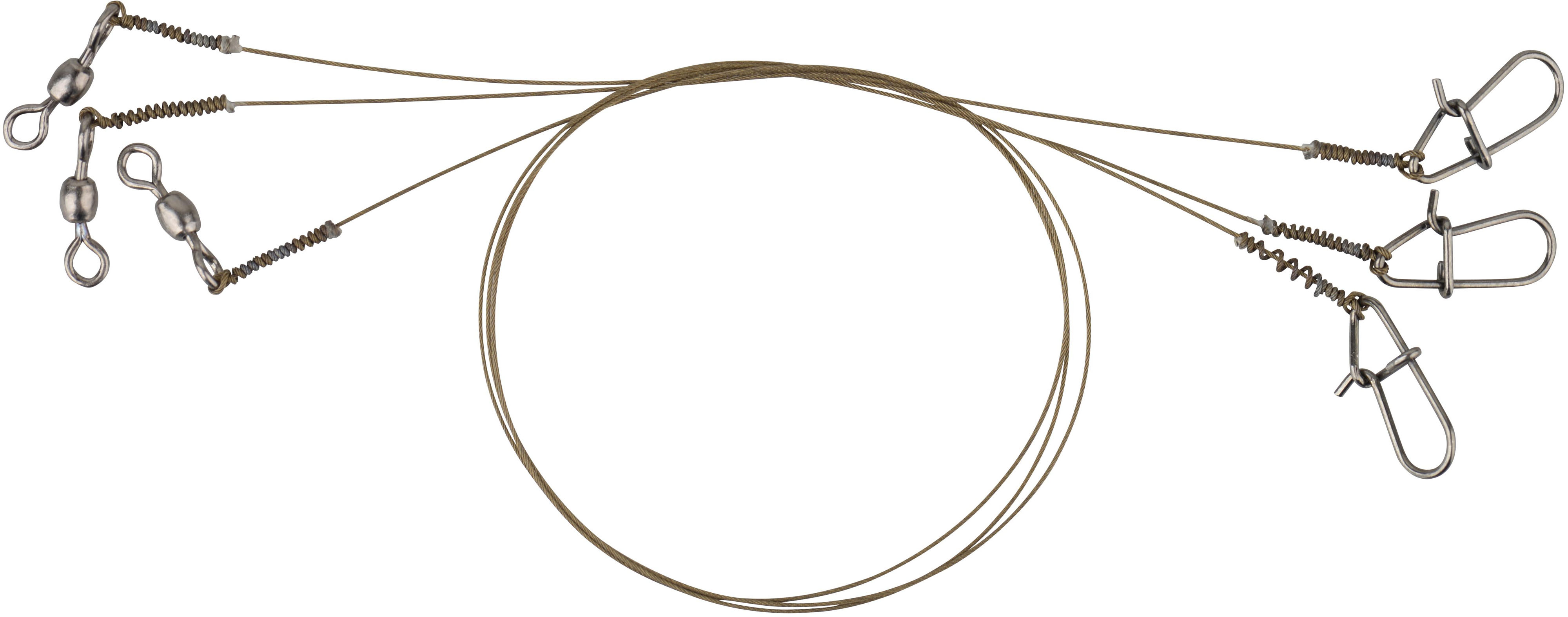 Savage Gear Raw 49 tafs med beteslås/lekande 7 kg 0.270 mm x 20 cm silver 3-pack