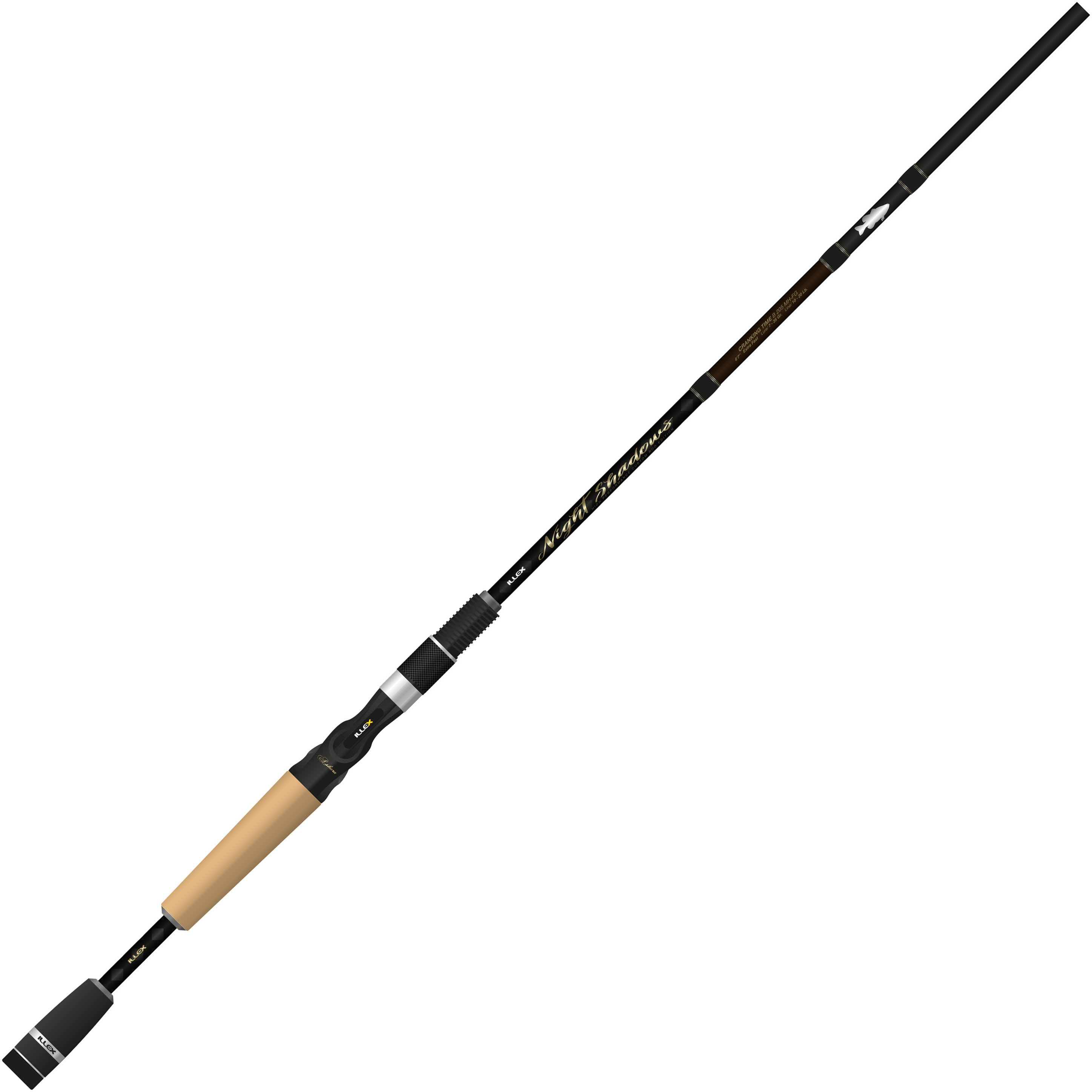 Illex Night Shadows spinnspö B 205 MH FG Cranking Time 6'9" 7-35 g