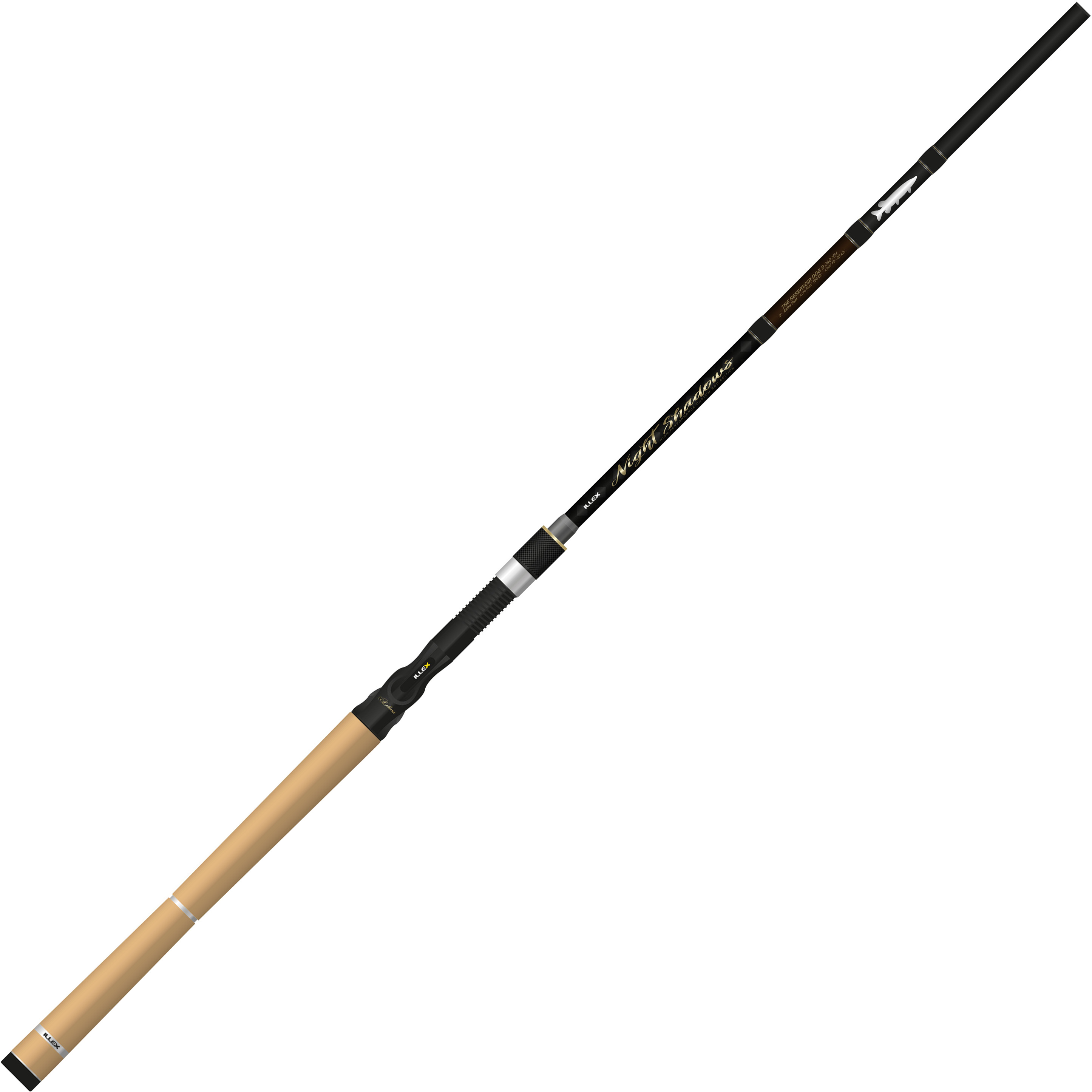 Illex Night Shadows spinnspö B 240 XH The Reservoir Dog 7'10" -100 g