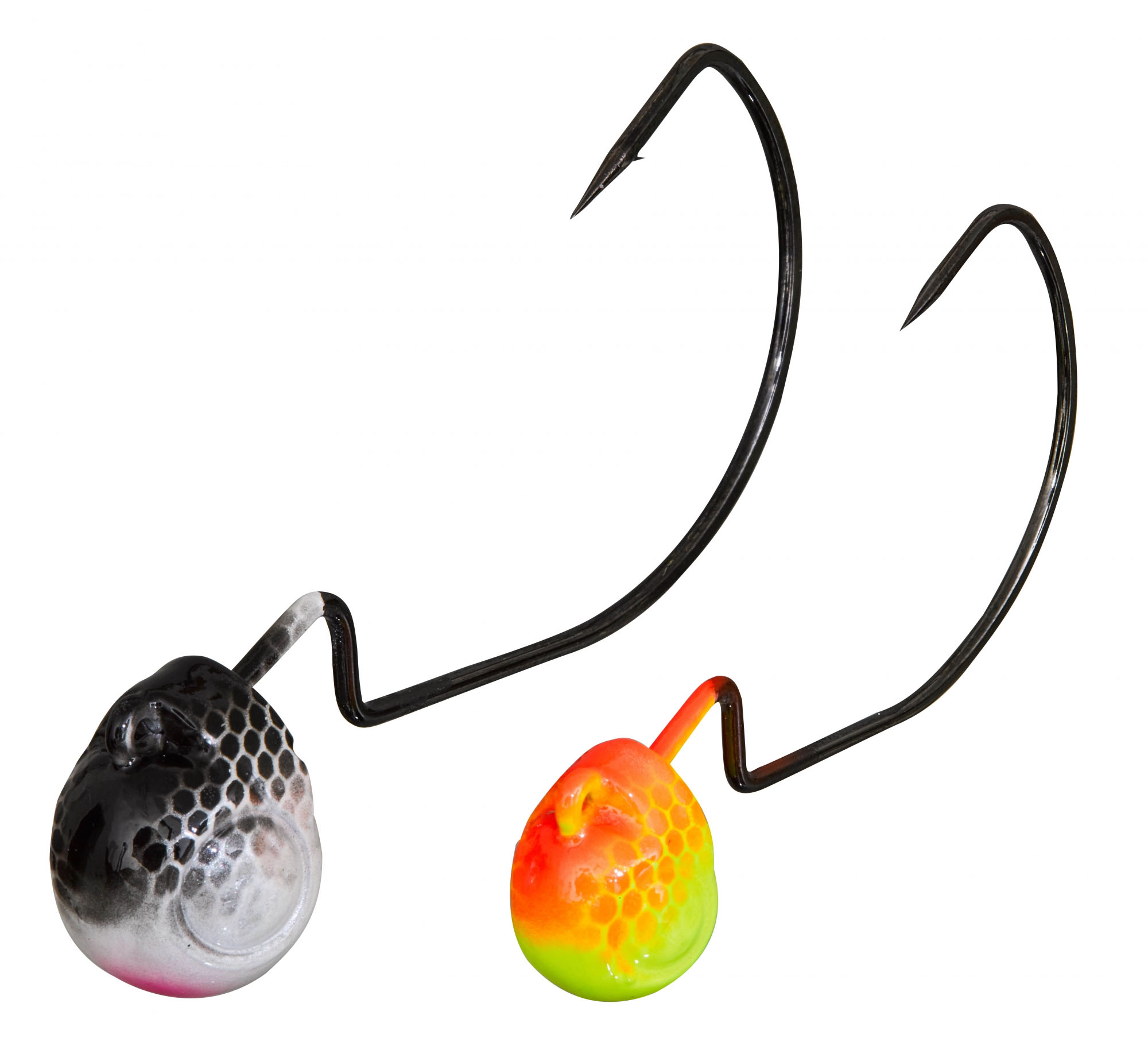 Gunki G'Tex jiggskalle 15 g med 5/0 krok natural black silver 3-pack