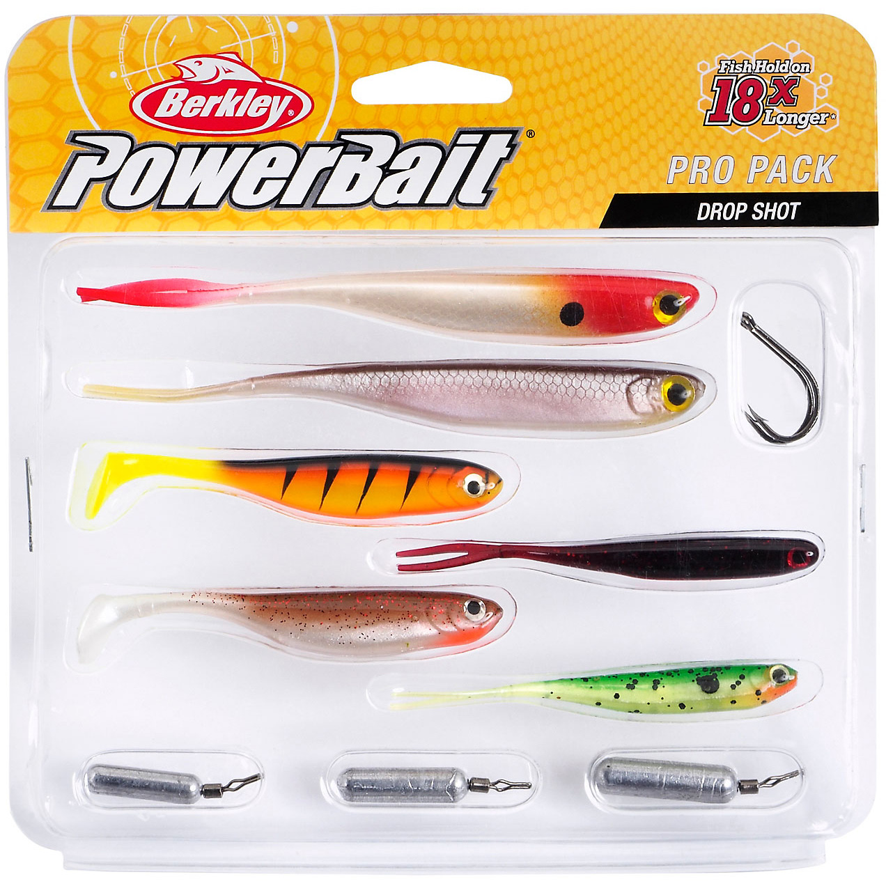 Berkley Powerait Pro Pack Drop Shot beteskit 6+6-pack