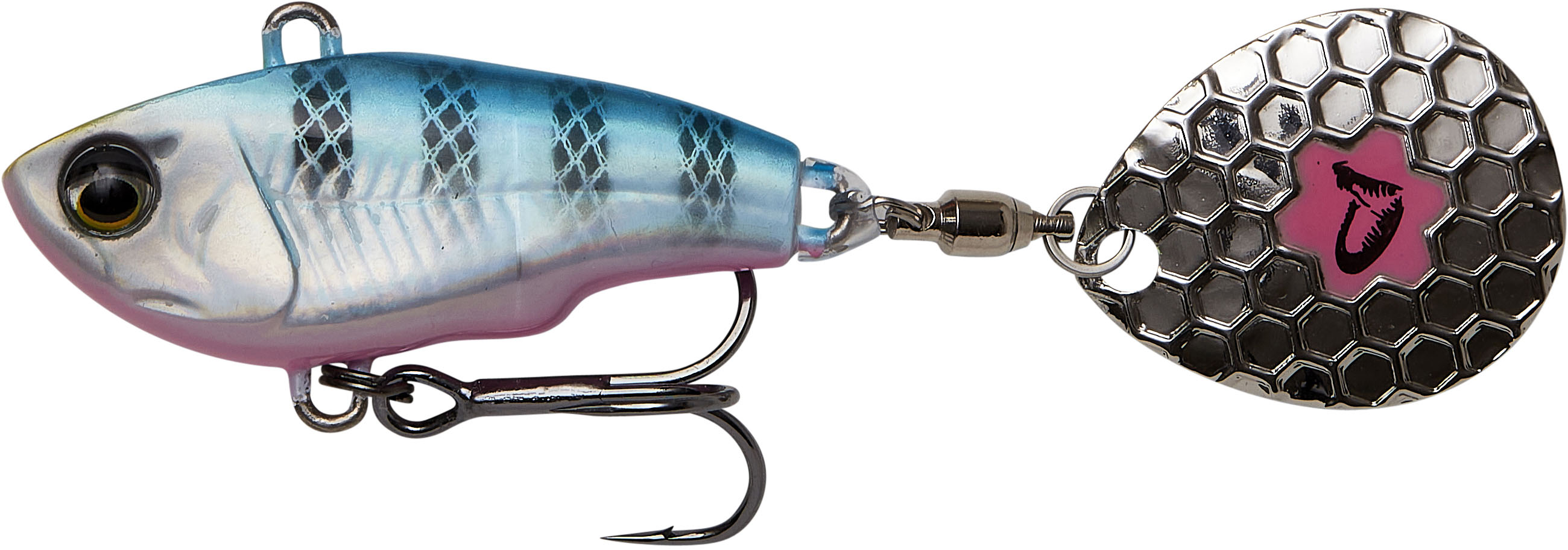 Savage Gear Fat Tail Spin 8 cm [24 g] S blue silver pink 1-pack