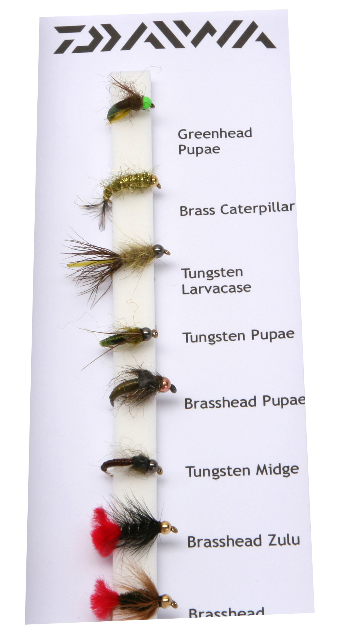 Daiwa Beadhead Nymphs flugor 8-pack