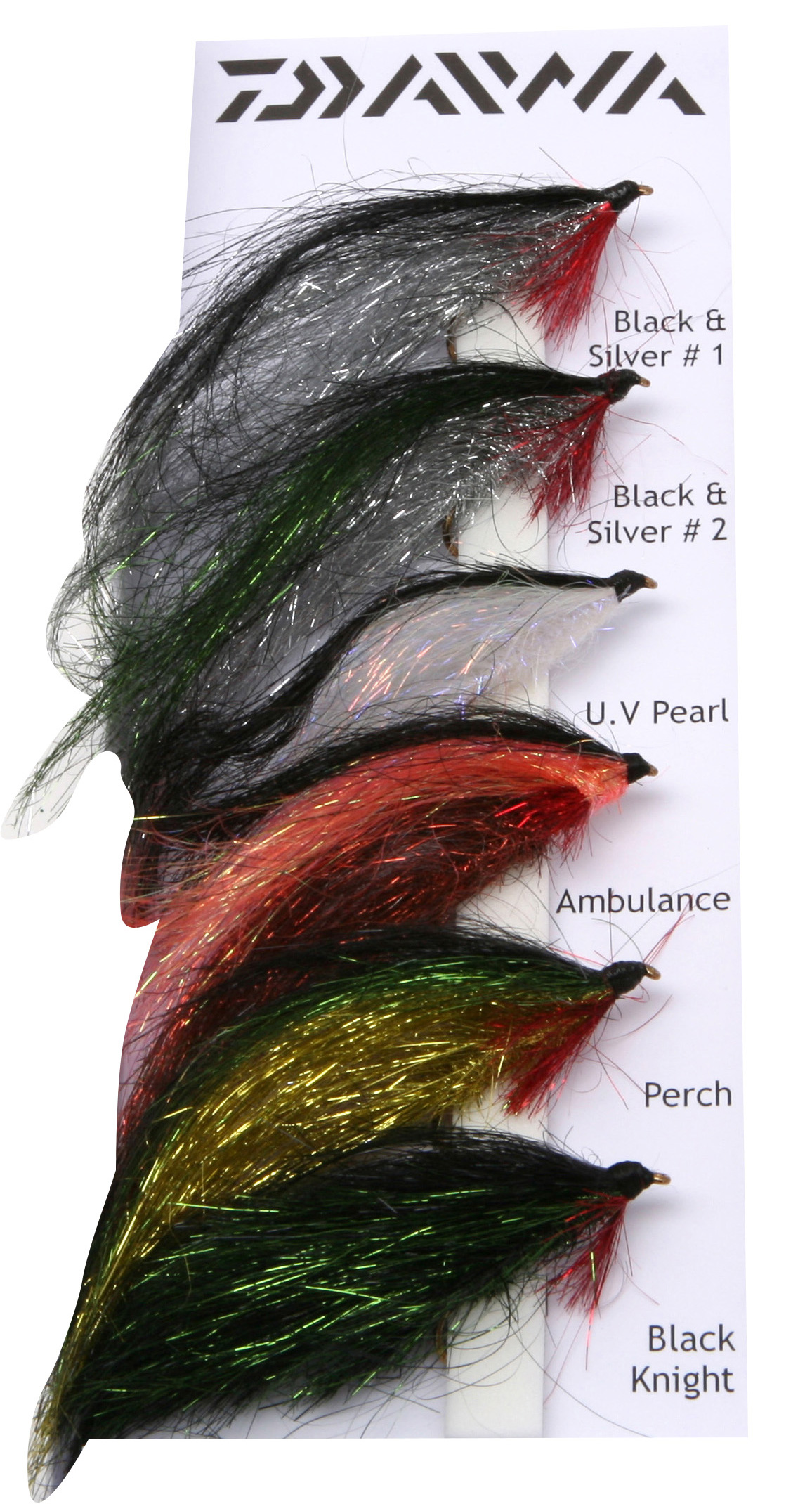 Daiwa Tinsel Streamers flugor 6-pack
