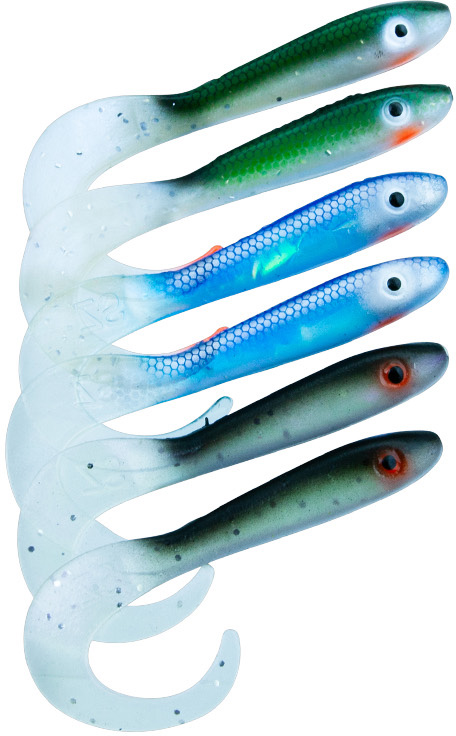 Svartzonker McRubber Tail 11 cm mix baitfish 6-pack
