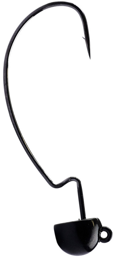 Darts Ned jiggskalle i tungsten 4.6 g med 4/0 offsetkrok svart 2-pack