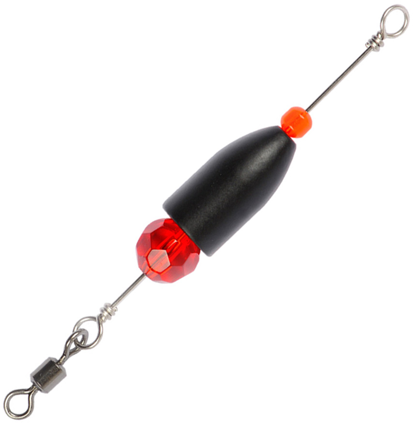 Darts Carolina Sinker i mässing 7 g röd/svart 1-pack