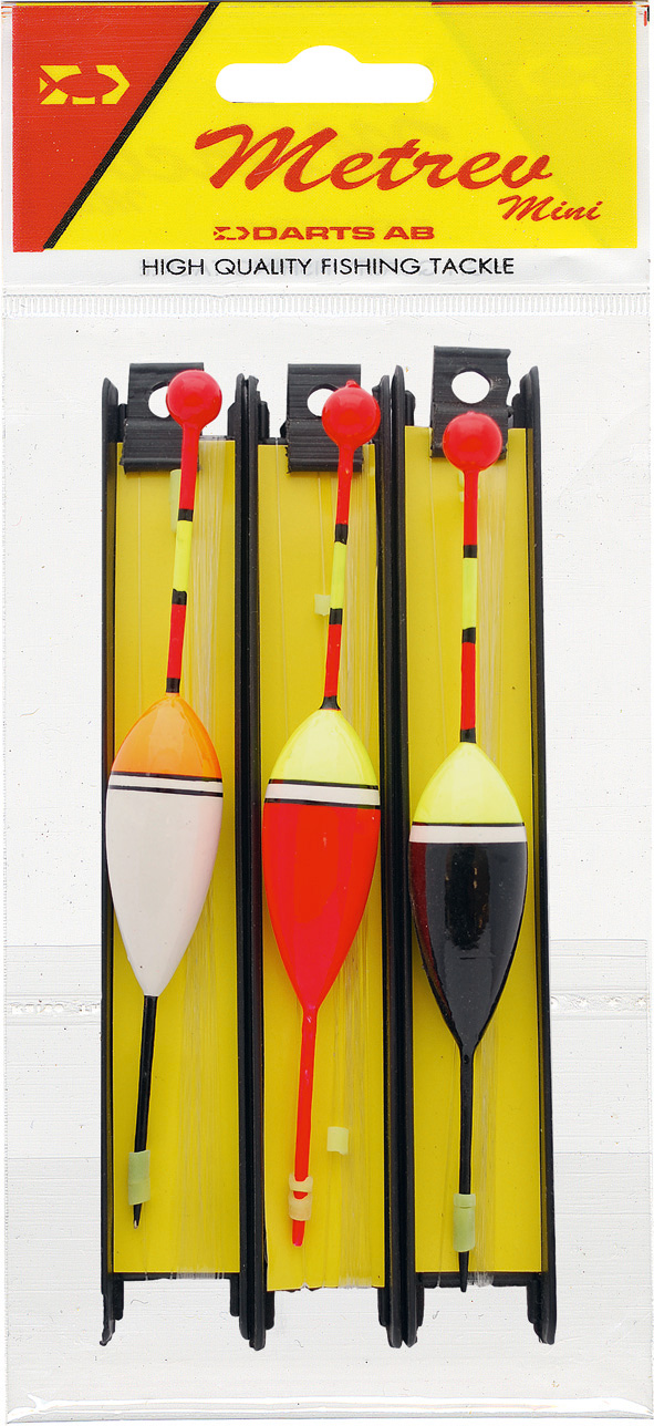 Darts Metrev Mini C med flöte & krok 3-pack