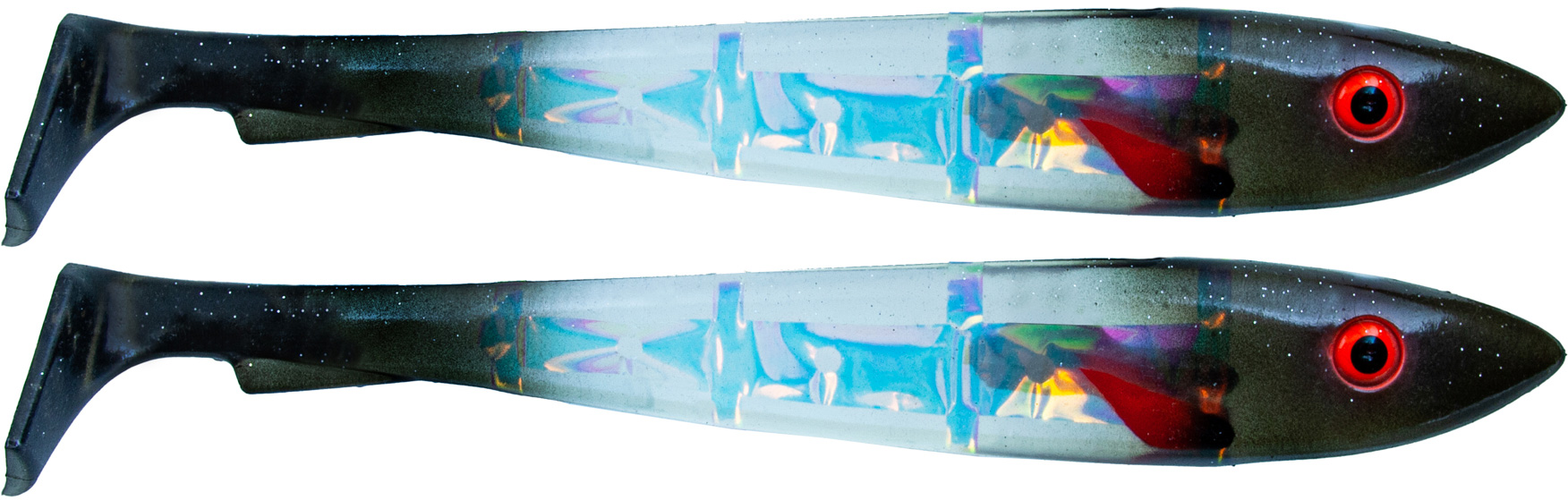 Svartzonker Mcrubber 29 cm [115 g] "The Pelagic" c99 smashed silver by Zlatan 2-pack