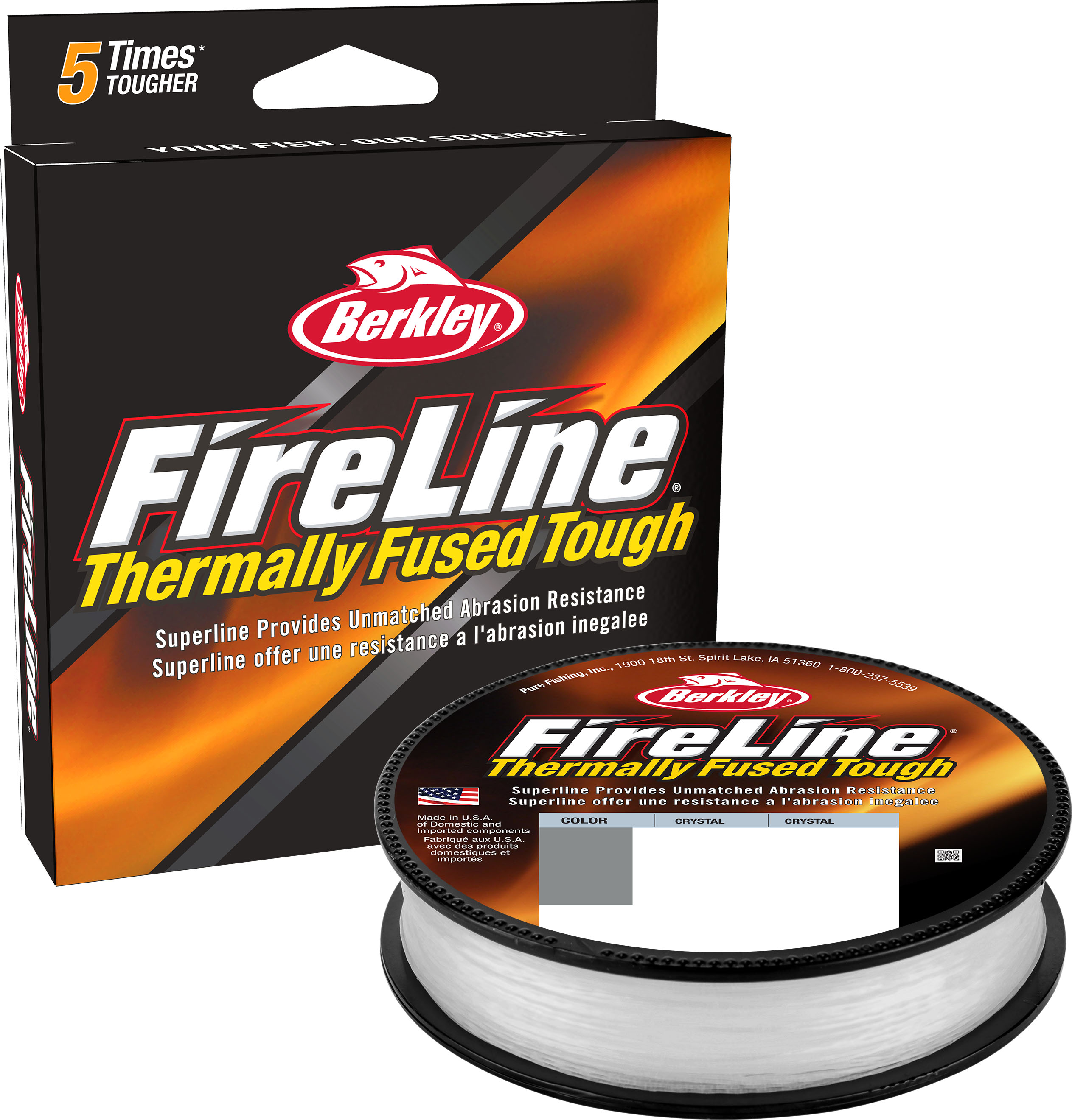 Berkley FireLine Fused Original 8-strand flätlina crystal 0.200 mm x 150 m
