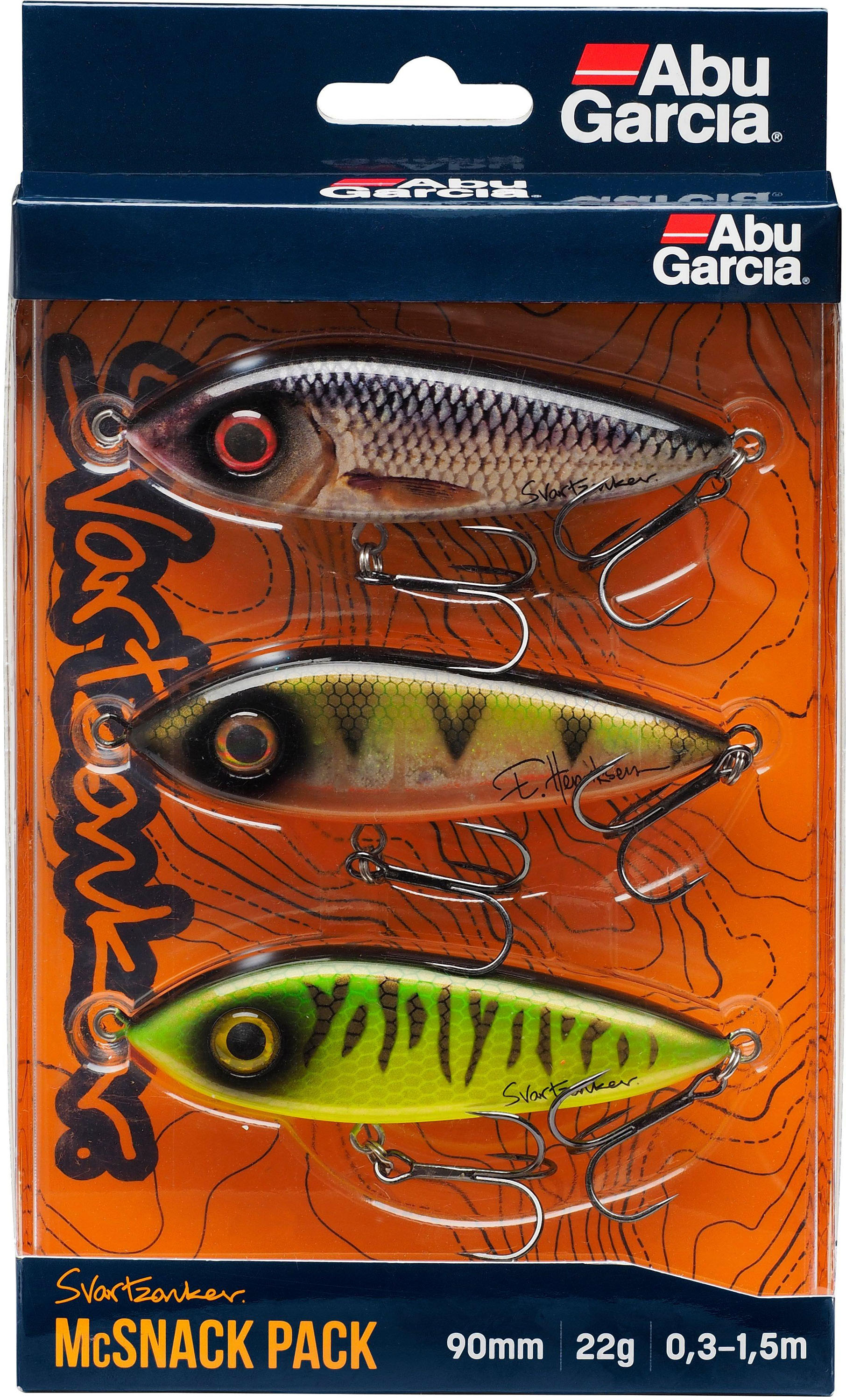 Svartzonker McSnack 9 cm [22 g] S blandade färger 3-pack
