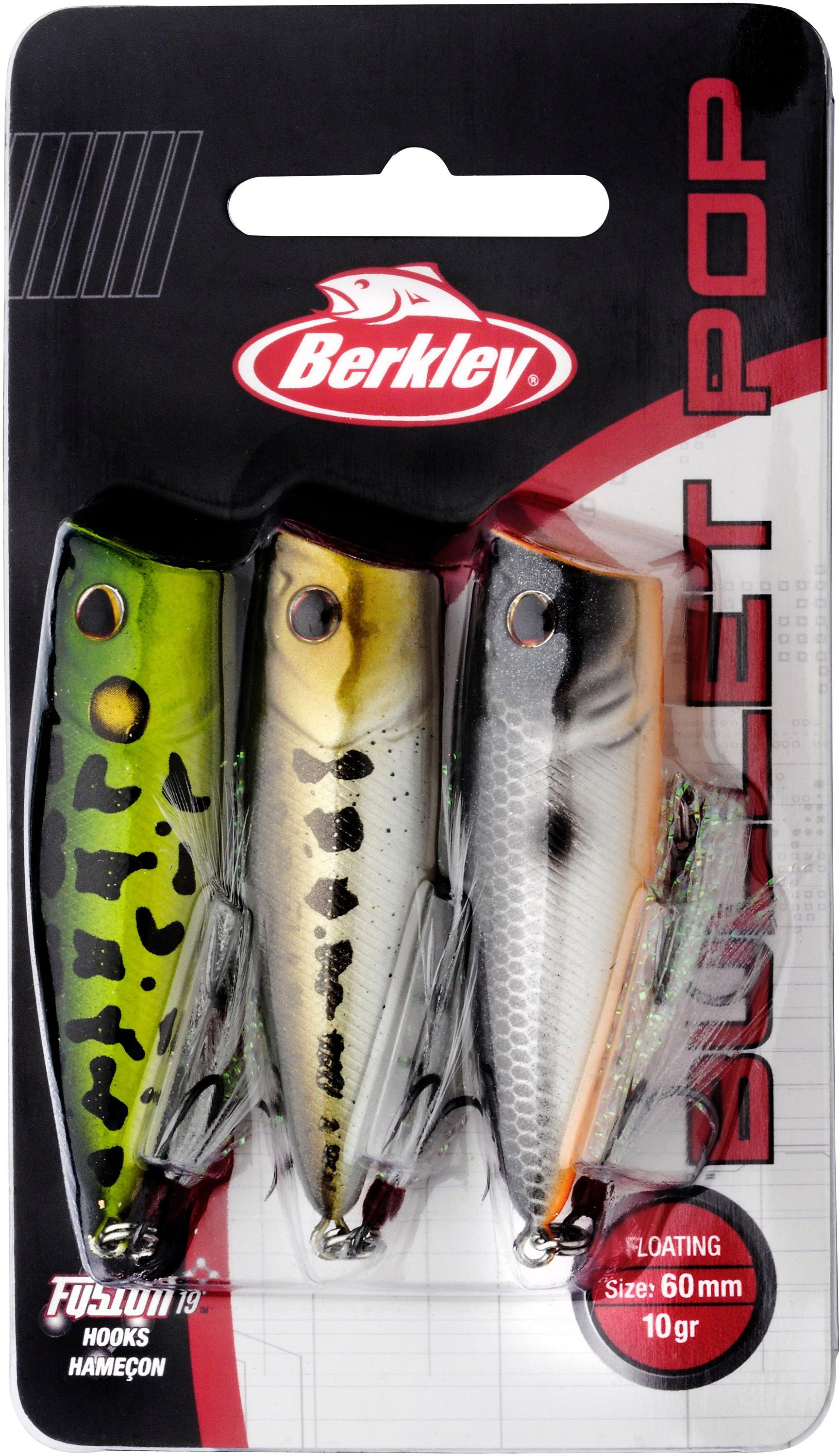 Berkley Bullet Pop 6 cm [6 g] ytbeteskit 3-pack