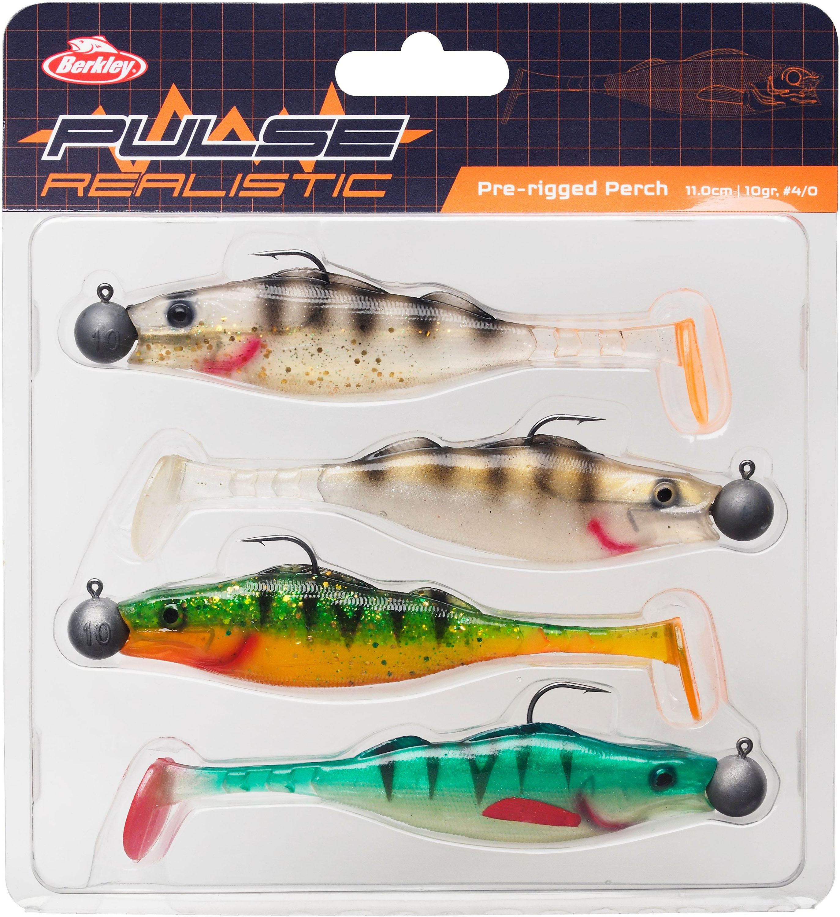 Berkley Pulse Realistic Perch 15 cm [15 g] jiggkit 4-pack