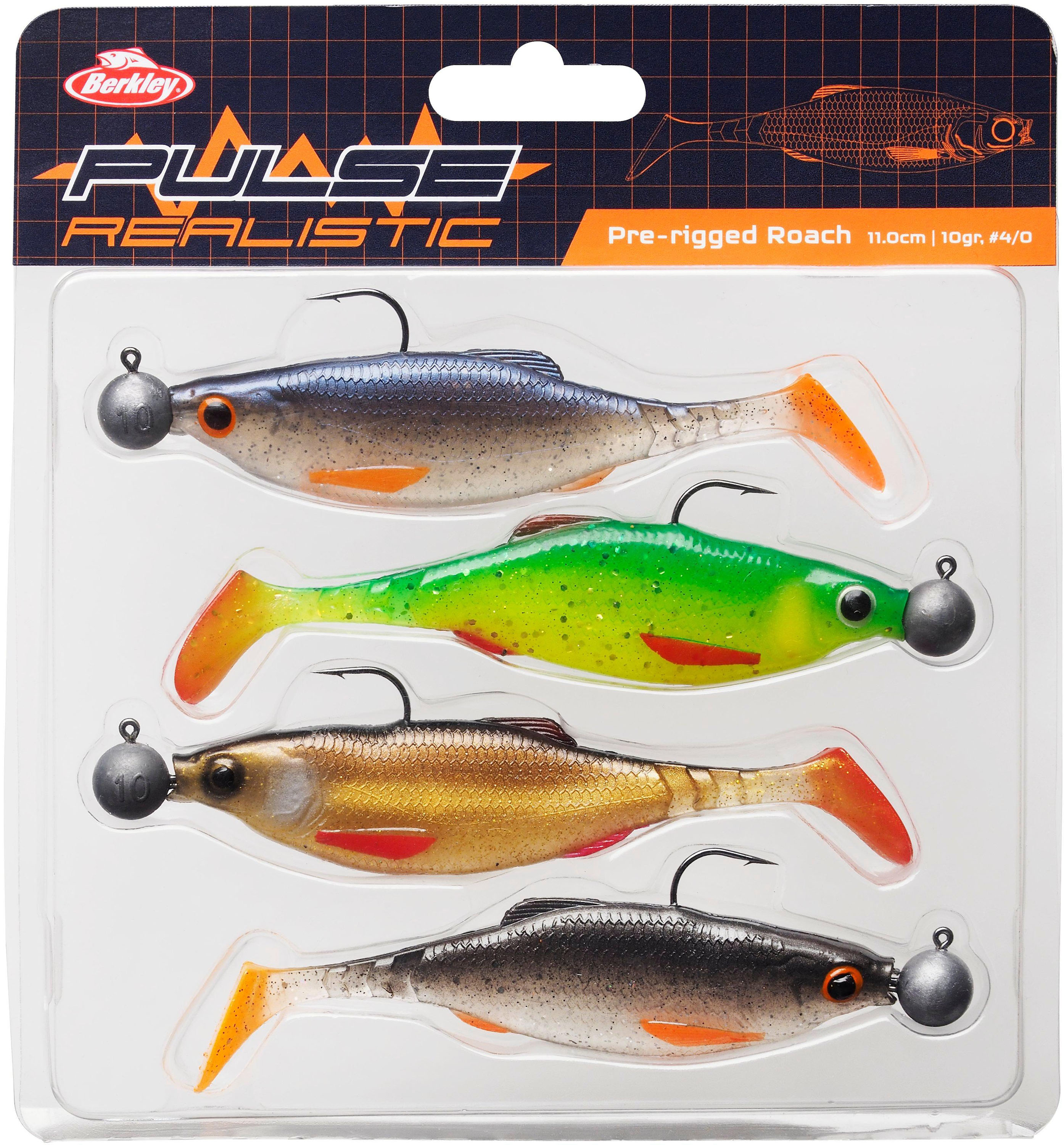 Berkley Pulse Realistic Roach 11 cm [10 g] jiggkit 4-pack
