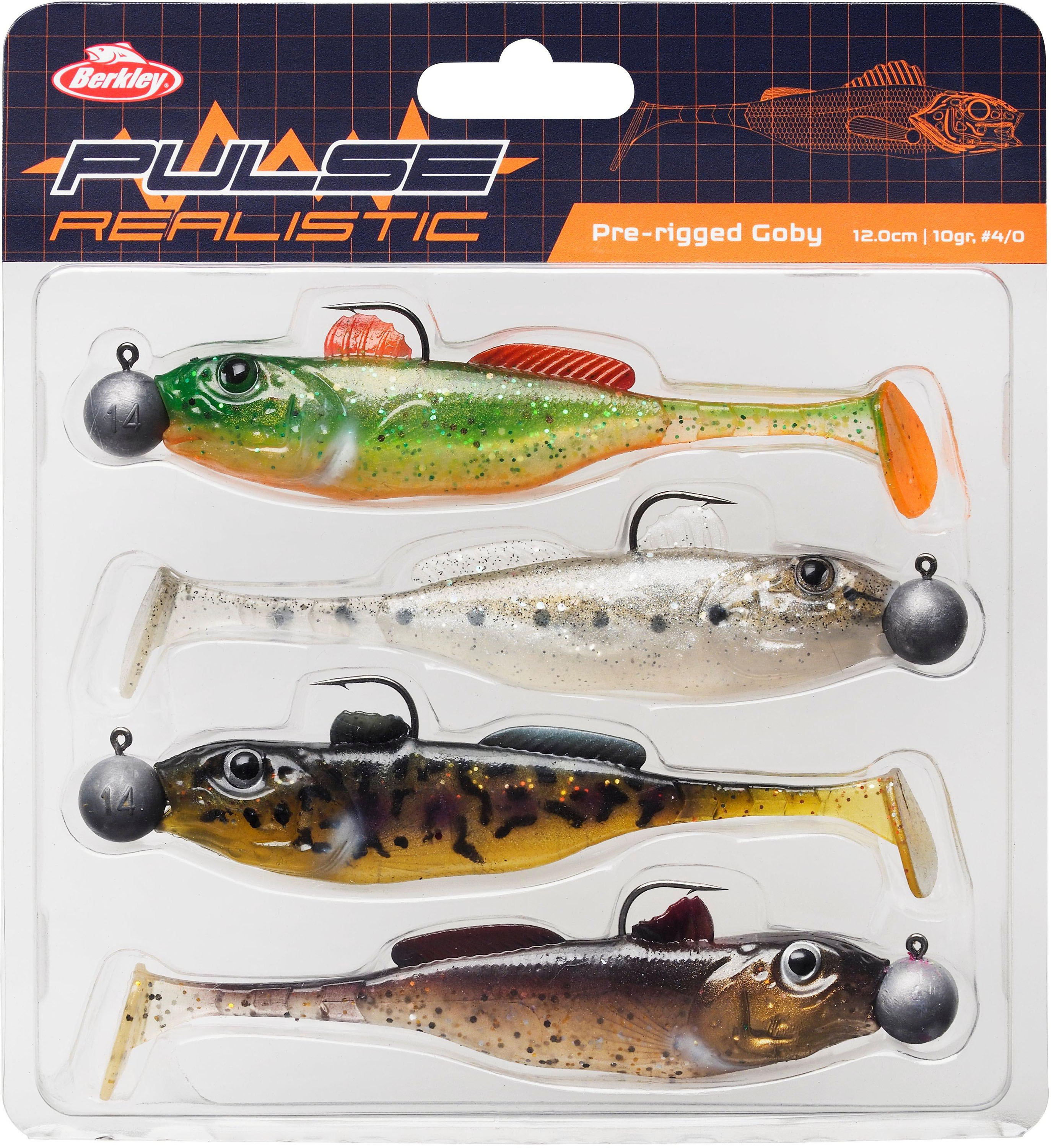 Berkley Pulse Realistic Goby 12 cm [10 g] jiggkit 4-pack