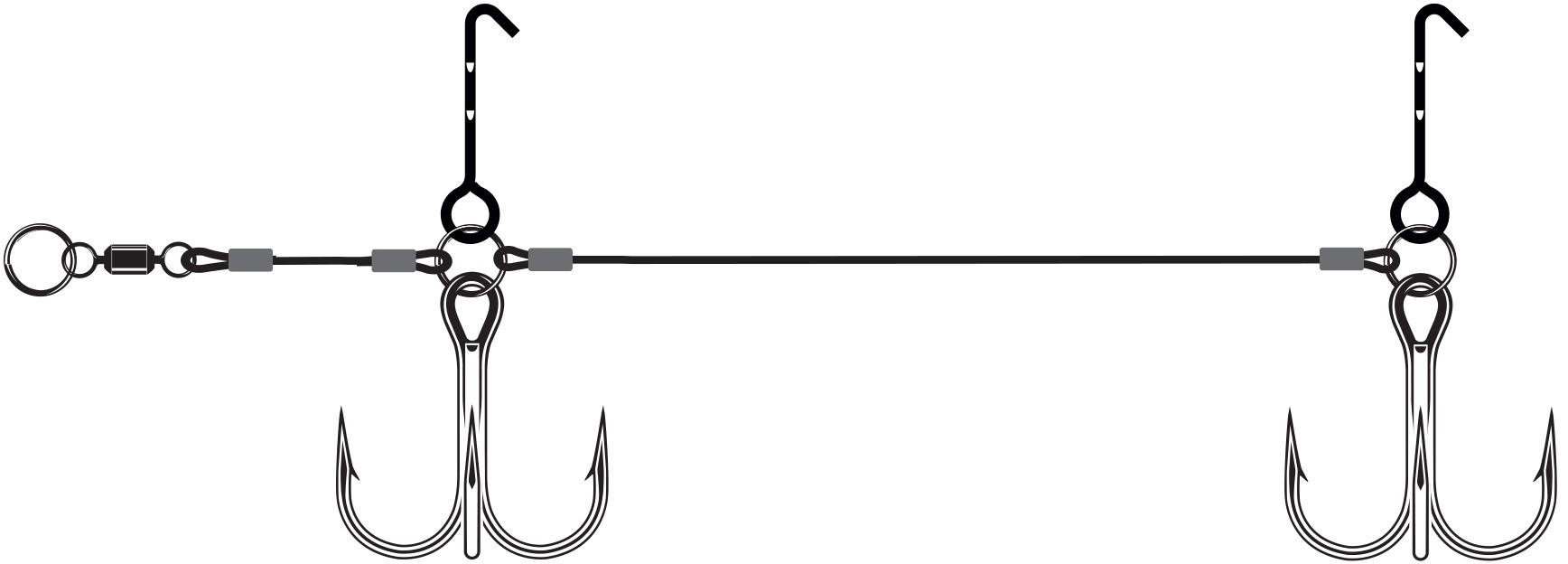 VMC Pike Rig stinger 1-pack